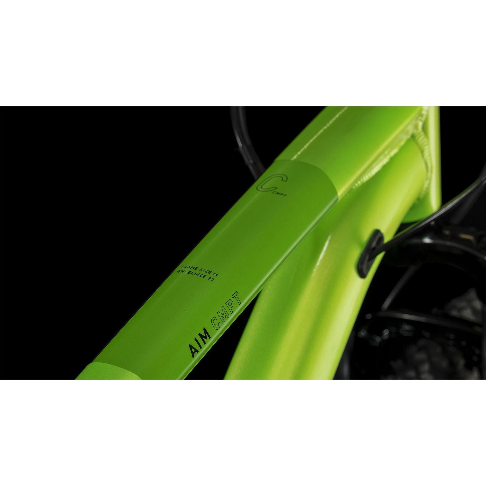 Cube Aim Hardtail Mountain Bike Misty Green'n'Black