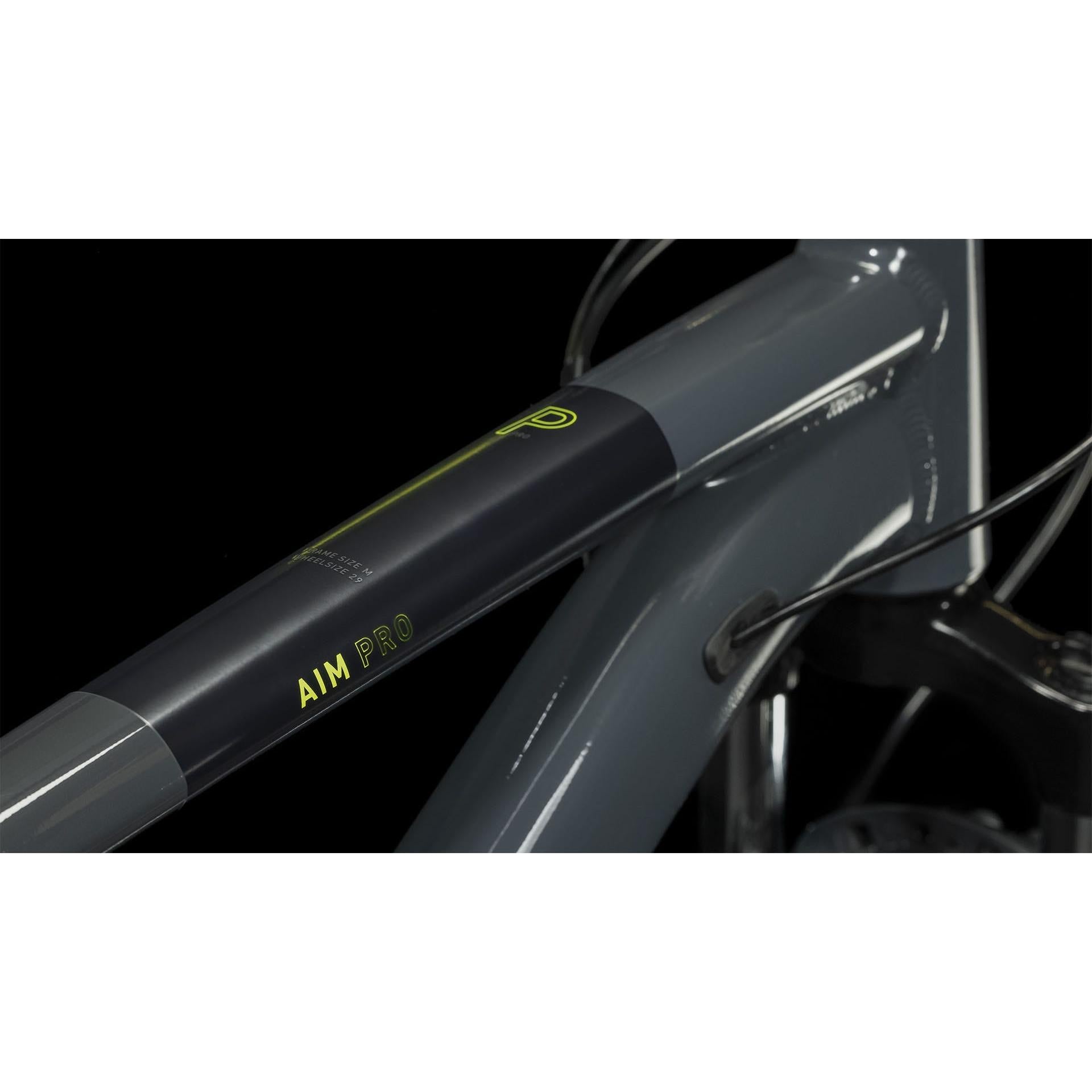 Cube Aim Pro Hardtail Mountain Bike Grey'n'Flash Yellow