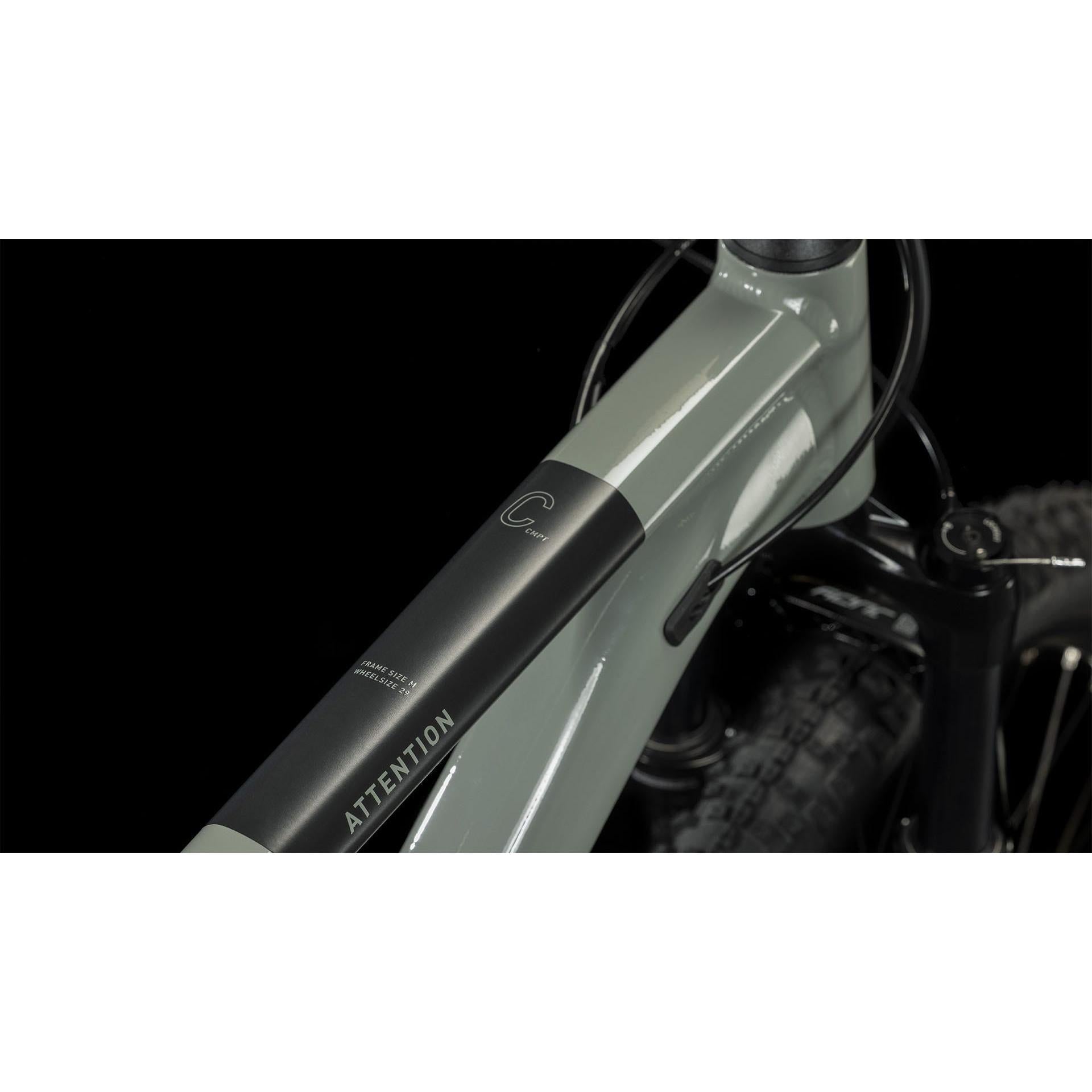 Cube Attention Hardtail Mountain Bike Swamp Grey'n'Black