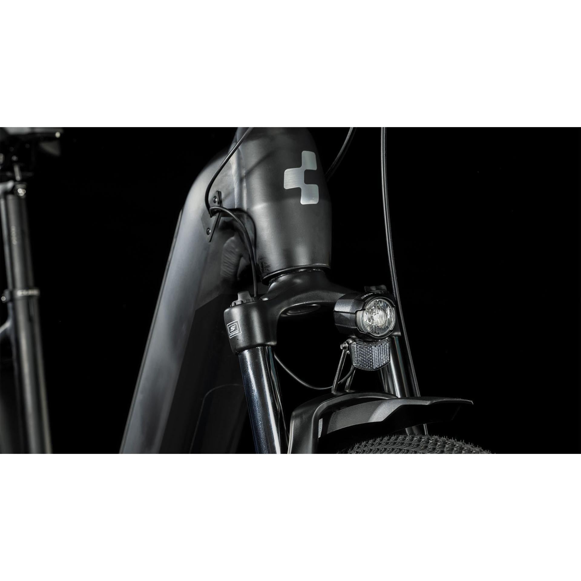 Cube Nuride Hybrid Pro 500 All Road Easy Entry Step Through Electric Hybrid Bike Black Metal