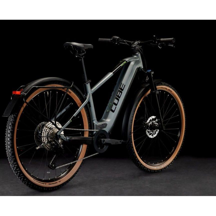 Cube Reaction Hybrid Pro 500 Allroad Electric Hardtail Mountain Bike Flash Grey 'n' Green