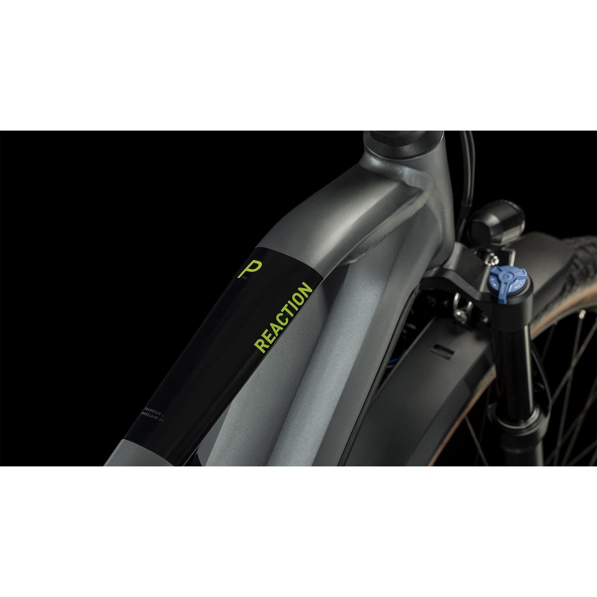 Cube Reaction Hybrid Pro 500 Allroad Electric Hardtail Mountain Bike Flash Grey 'n' Green