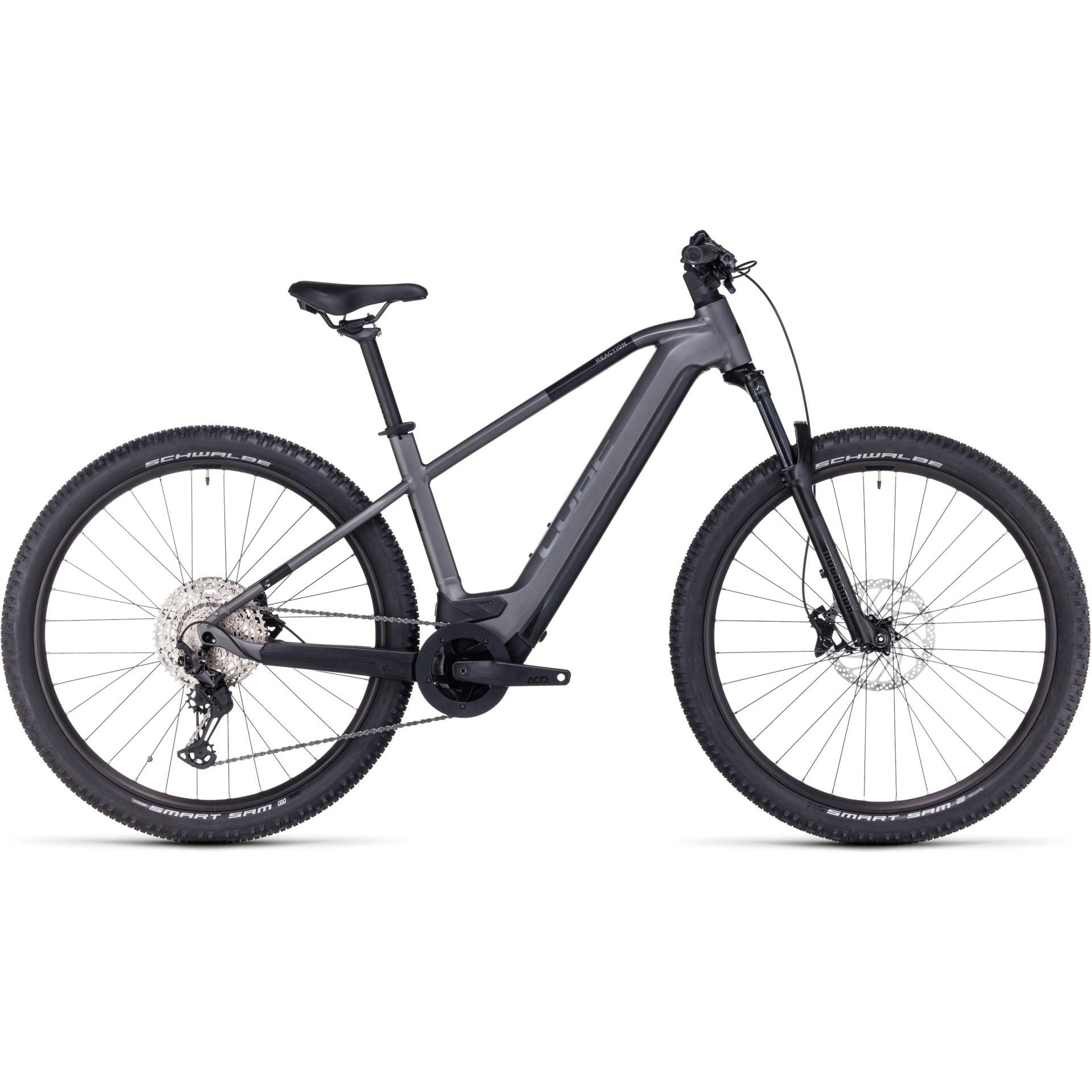Cube Reaction Hybrid Race 625 Electric Hardtail Mountain Bike Grey 'n' Metal
