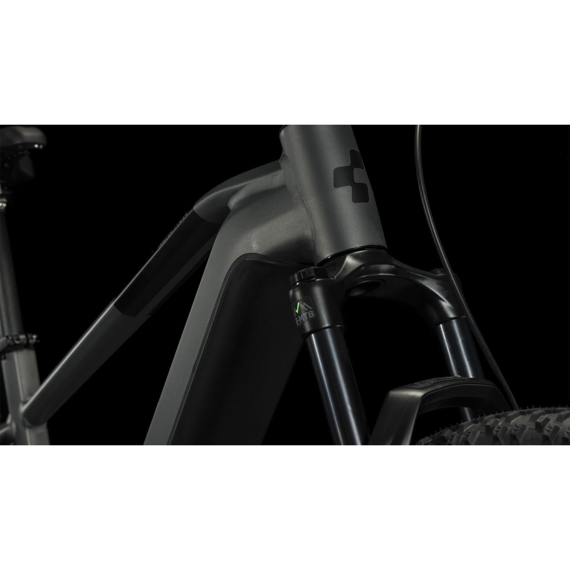 Cube Reaction Hybrid Race 625 Electric Hardtail Mountain Bike Grey 'n' Metal