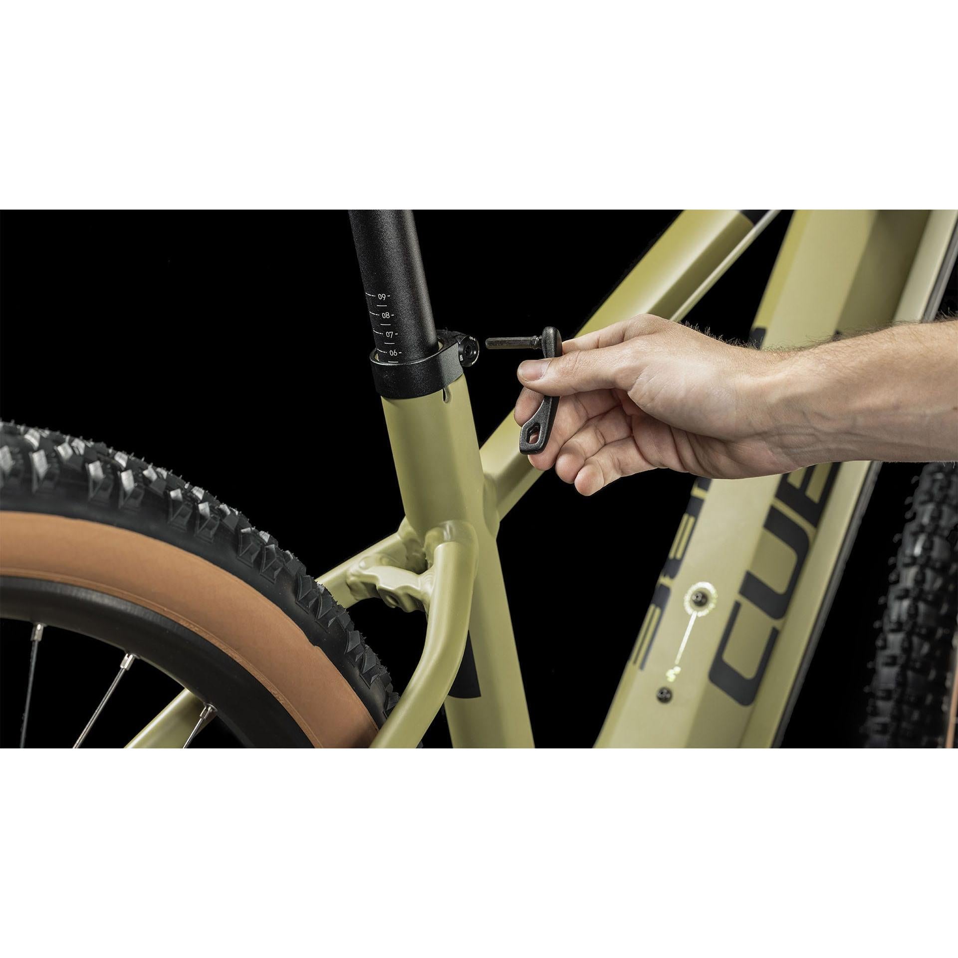 Cube Reaction Hybrid Race 625 Electric Hardtail Mountain Bike Olive 'n' Green