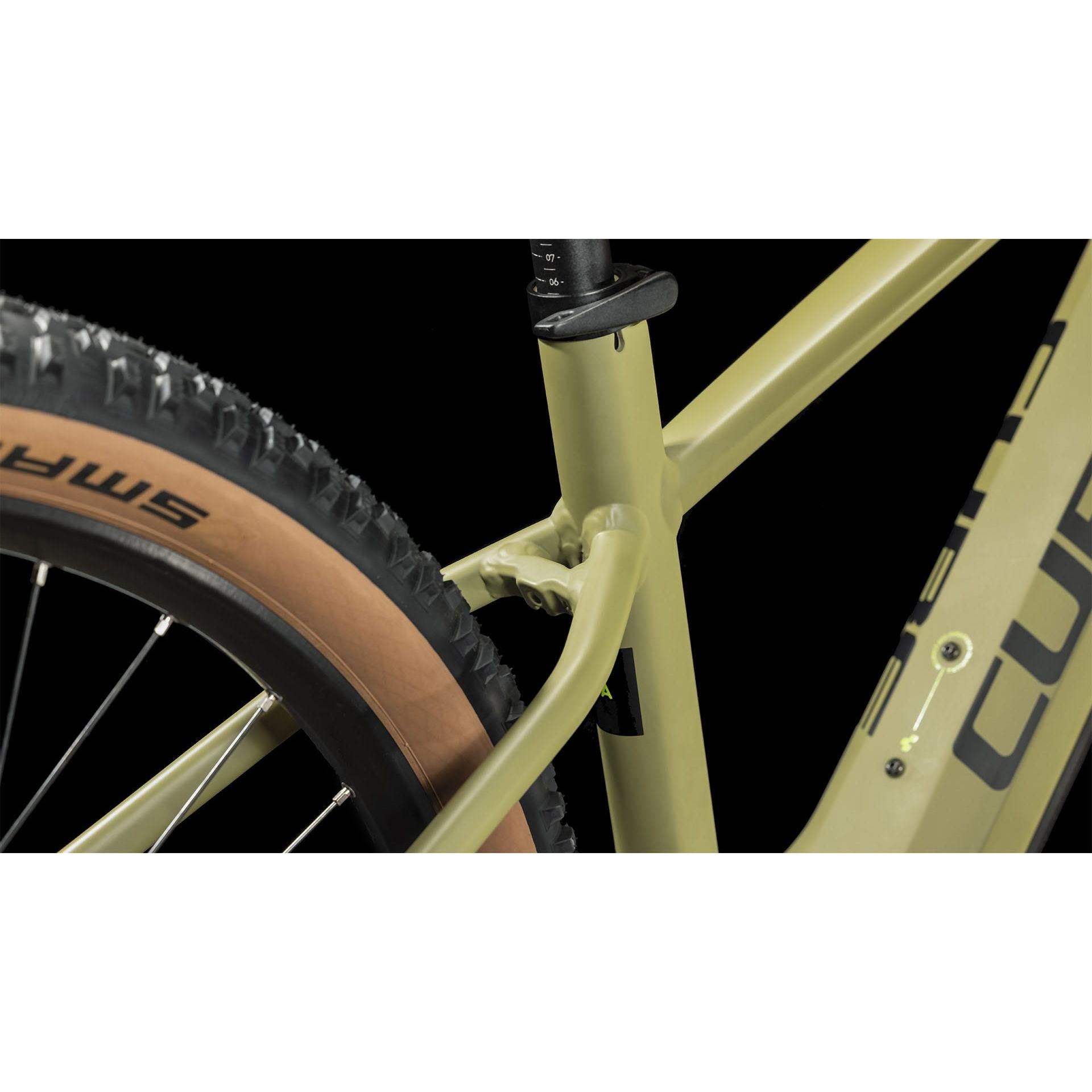 Cube Reaction Hybrid Race 625 Electric Hardtail Mountain Bike Olive 'n' Green