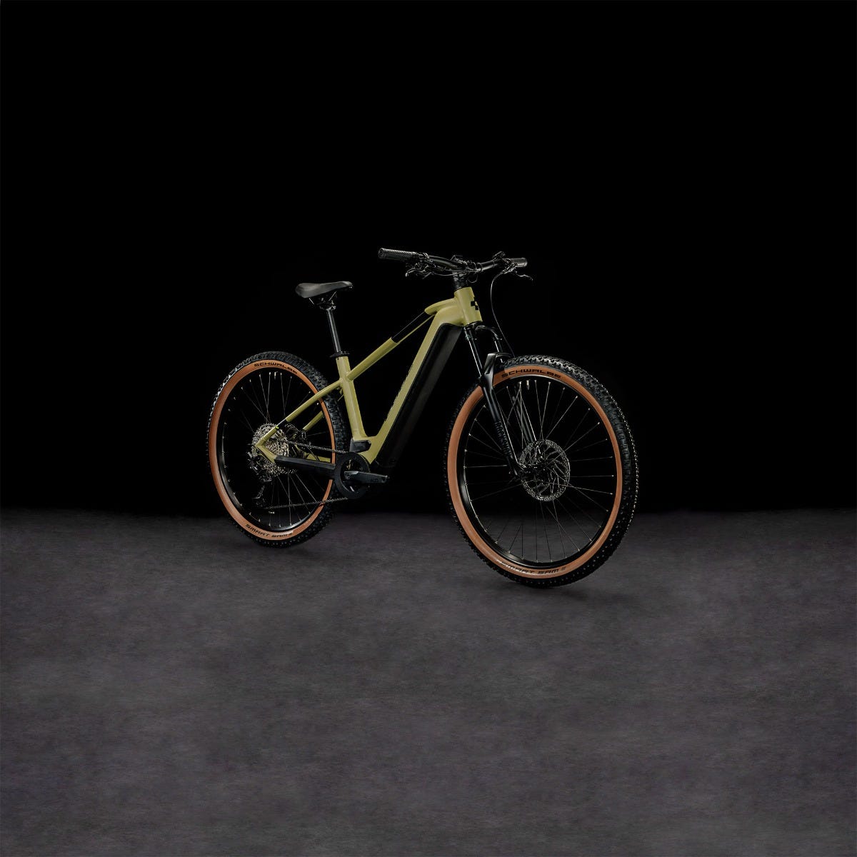 Cube Reaction Hybrid Race 625 Electric Hardtail Mountain Bike Olive 'n' Green