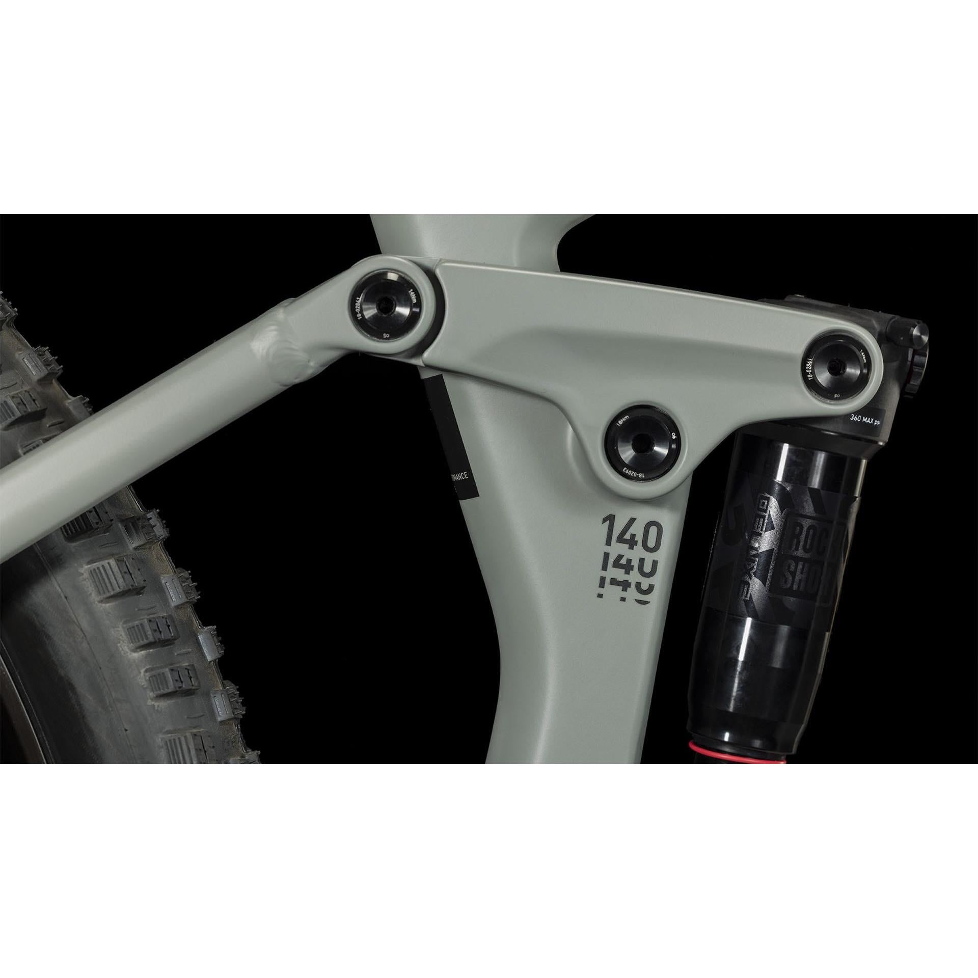 Cube Stereo Hybrid 140 HPC Pro 625 Electric Dual Suspension Mountain Bike Swamp Grey 'n' Black