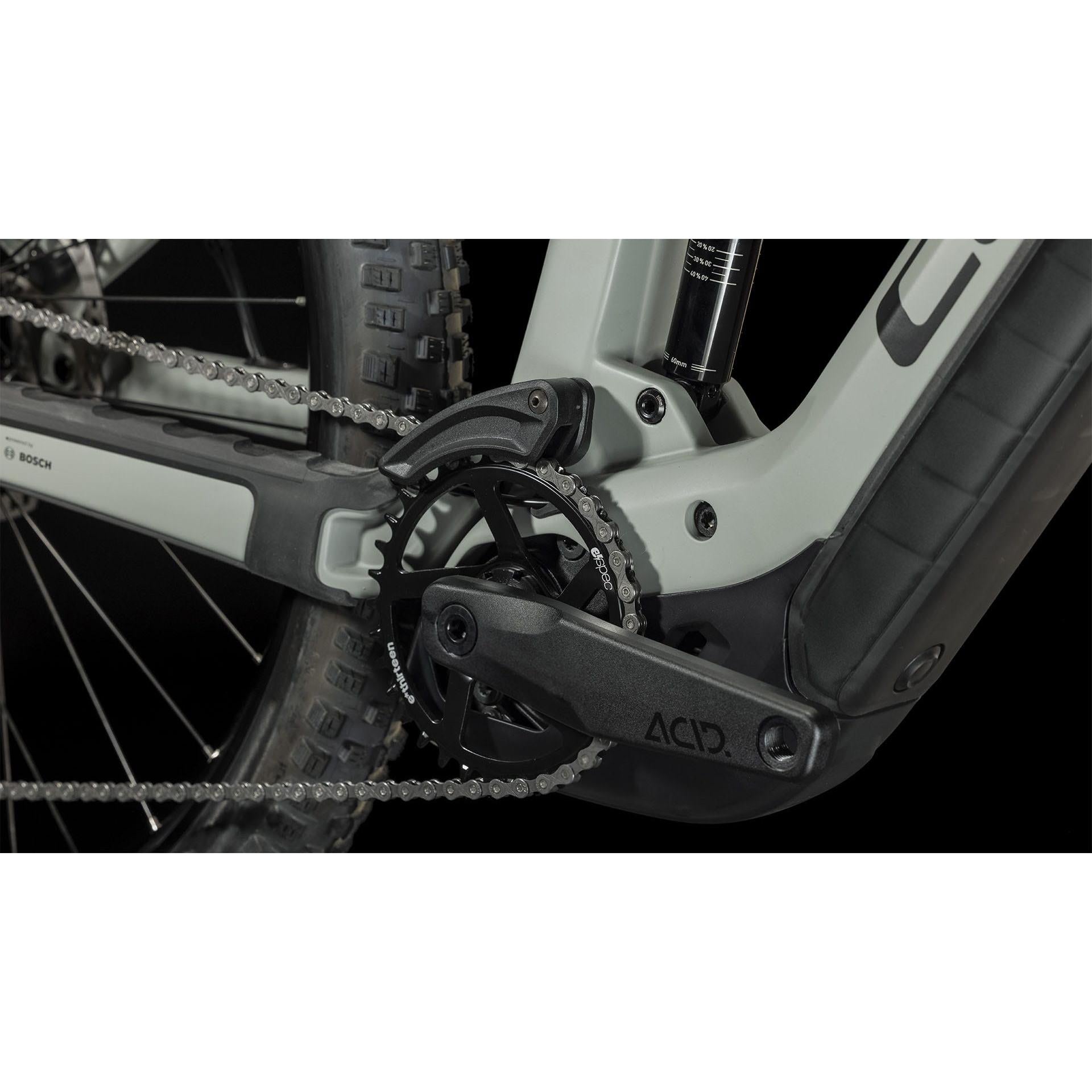 Cube Stereo Hybrid 140 HPC Pro 625 Electric Dual Suspension Mountain Bike Swamp Grey 'n' Black