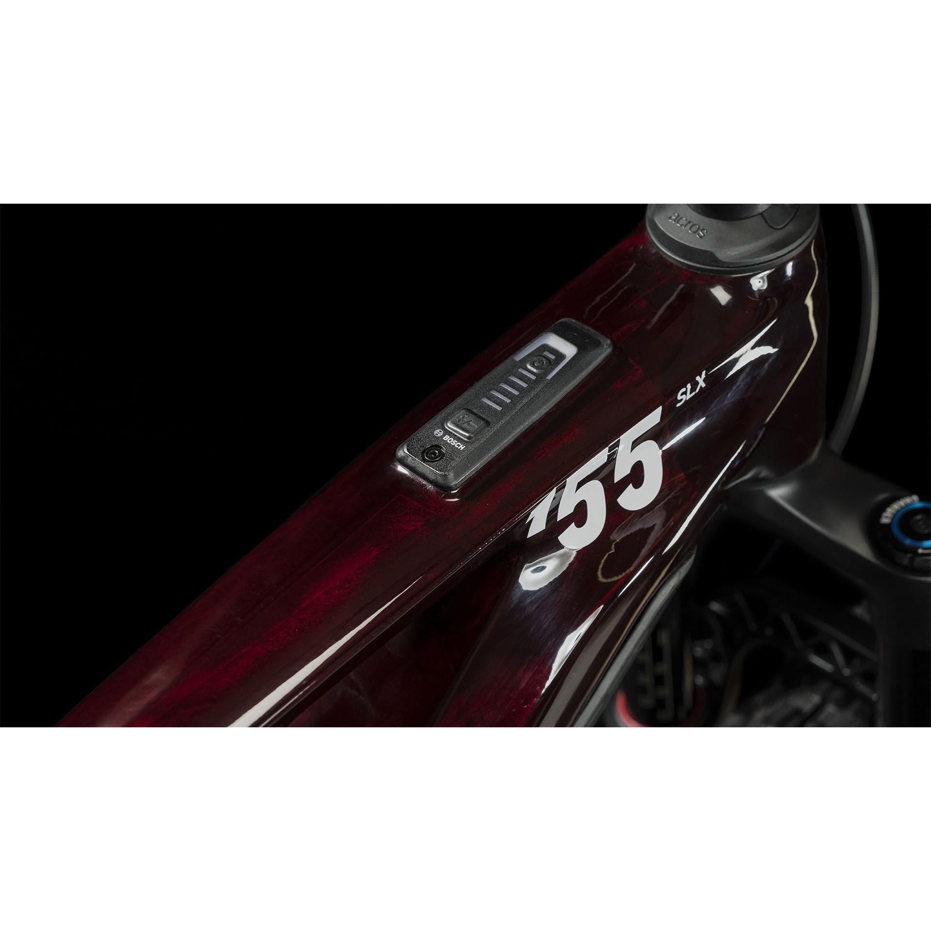 Cube Stereo Hybrid ONE55 C:68X SLX 750 Electric Mountain Bike 29'' Liquid Red n Carbon