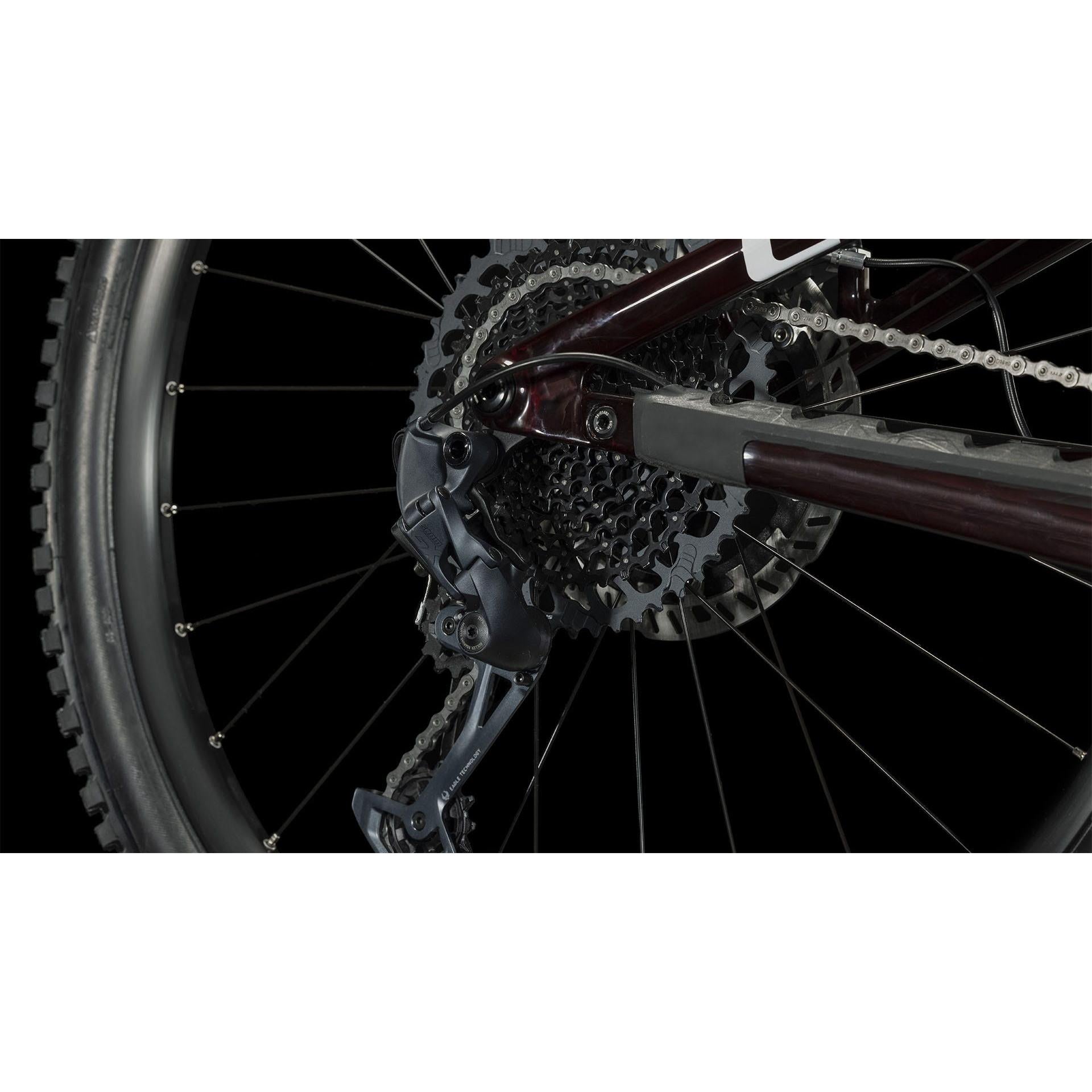 Cube Stereo Hybrid ONE55 C:68X SLX 750 Electric Mountain Bike 29'' Liquid Red n Carbon