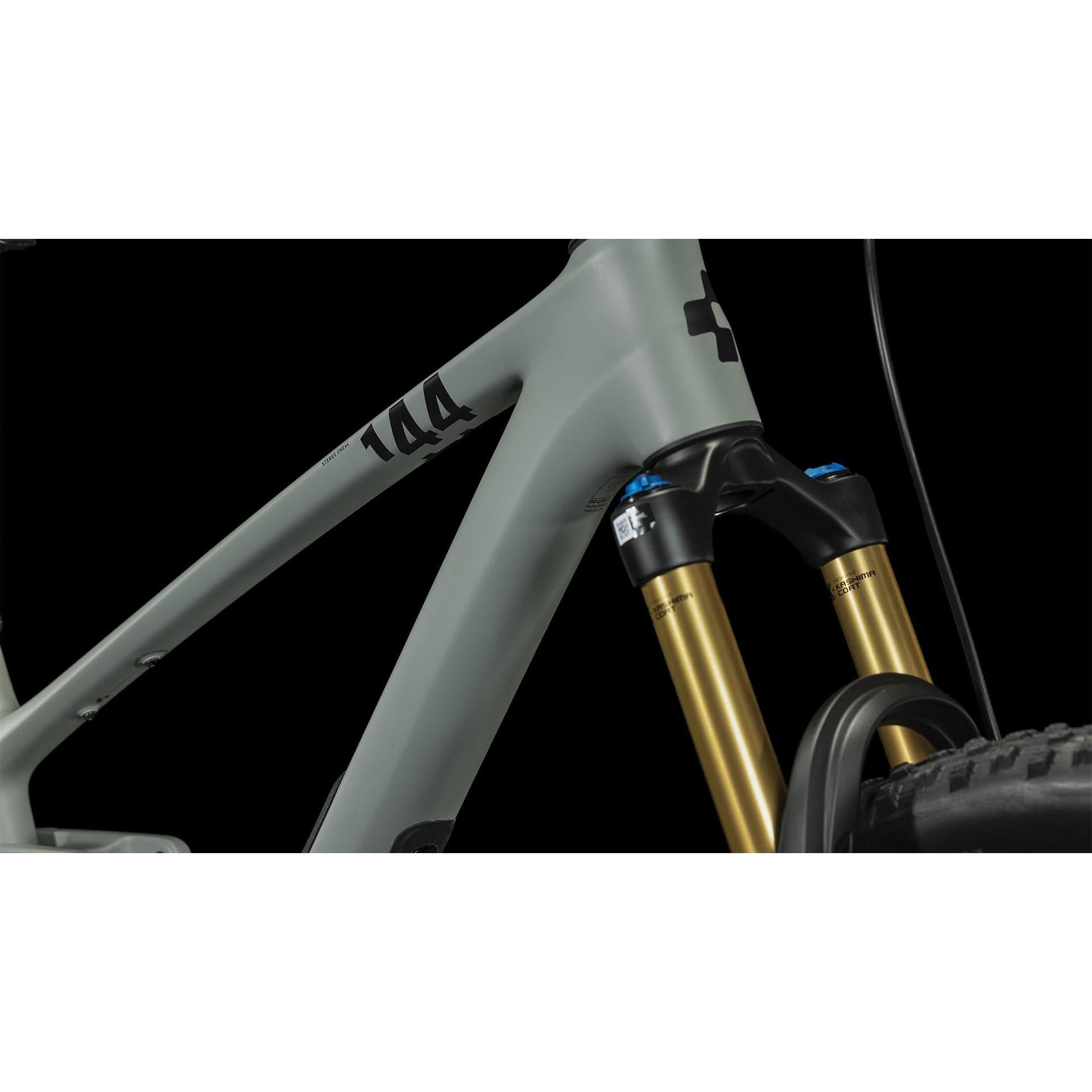 Cube Stereo ONE44 C:62 Race Dual Suspension Mountain Bike Swamp Grey/Black