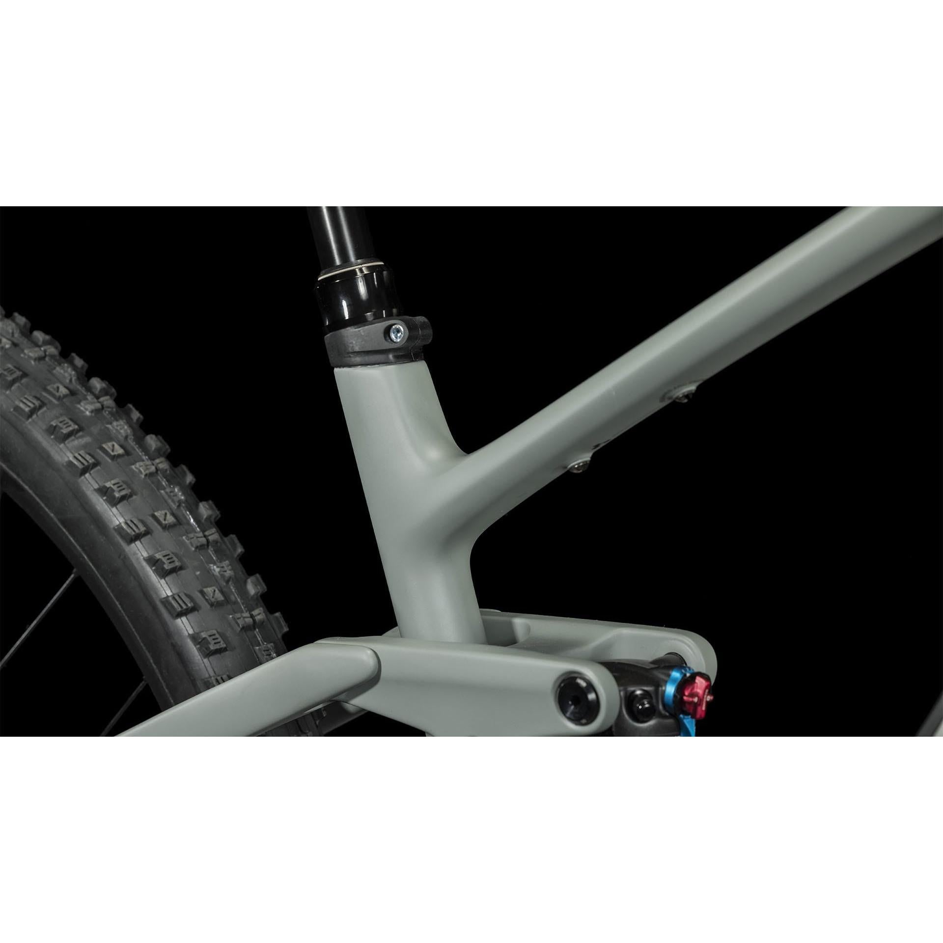 Cube Stereo ONE44 C:62 Race Dual Suspension Mountain Bike Swamp Grey/Black