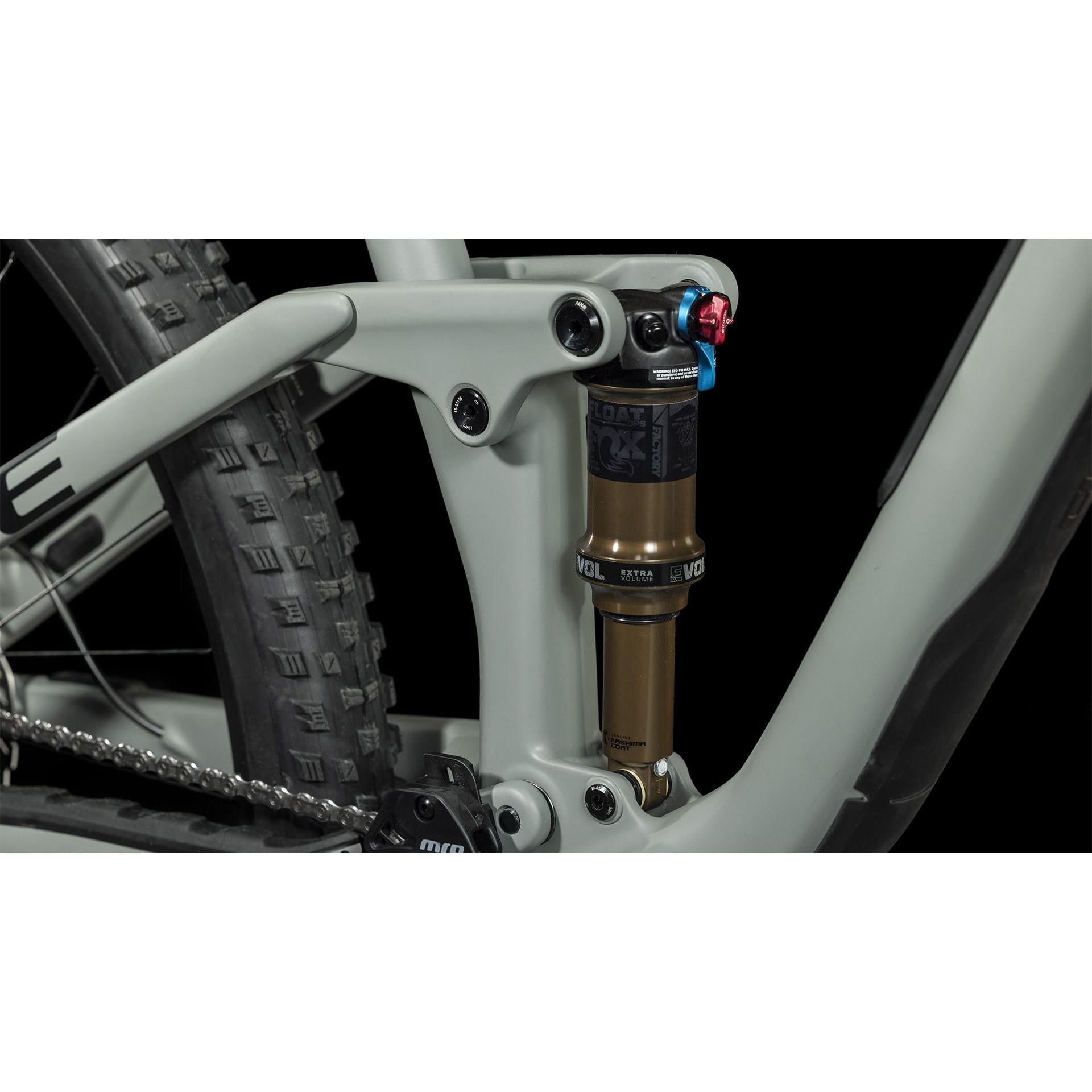 Cube Stereo ONE44 C:62 Race Dual Suspension Mountain Bike Swamp Grey/Black