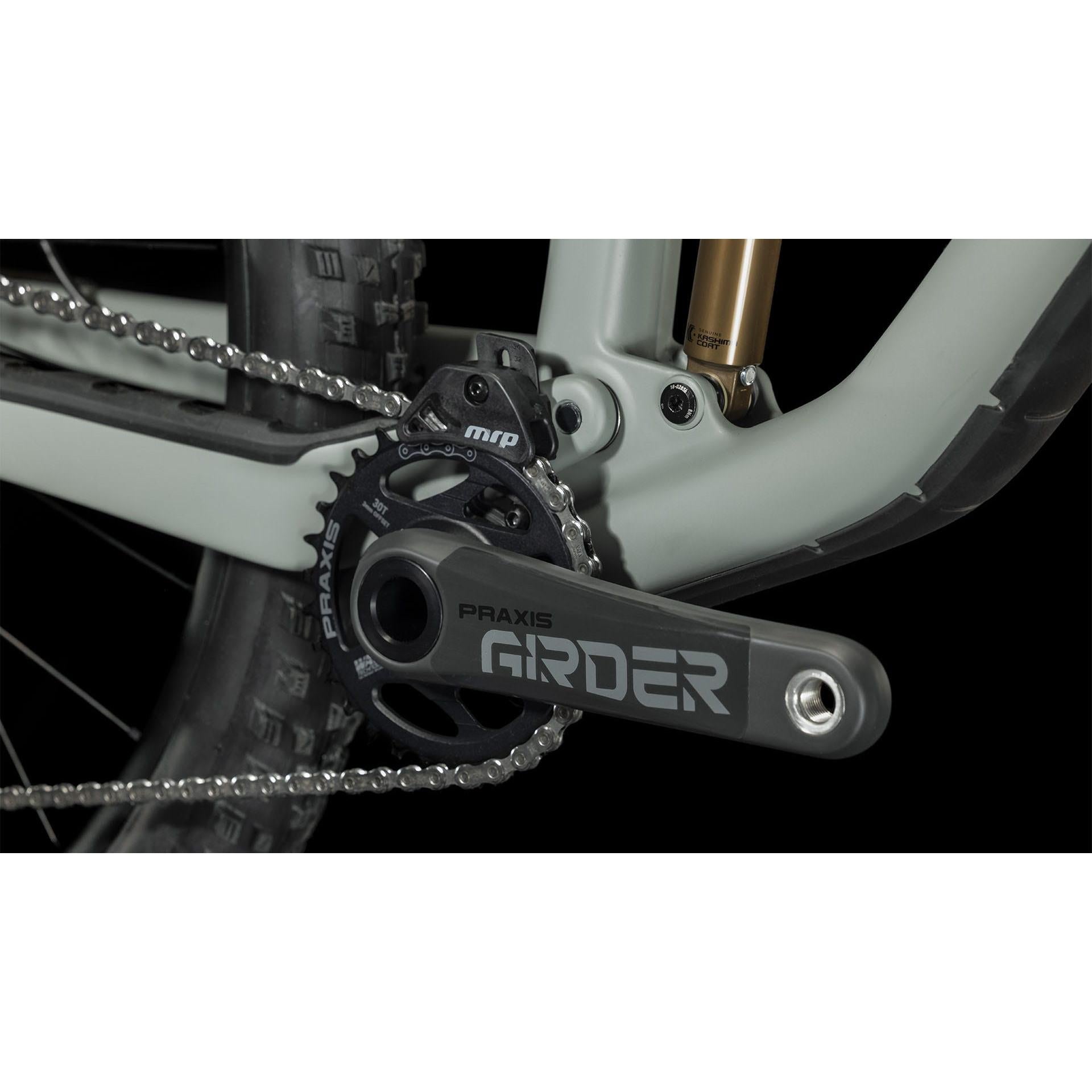 Cube Stereo ONE44 C:62 Race Dual Suspension Mountain Bike Swamp Grey/Black