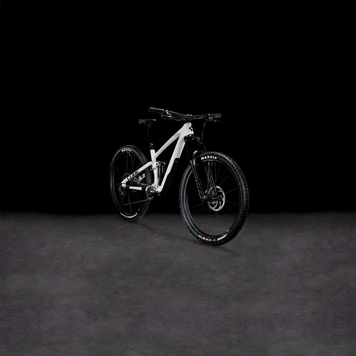 Cube Stereo ONE55 C:62 Race 29 Dual Suspension Mountain Bike Light Grey/Grey