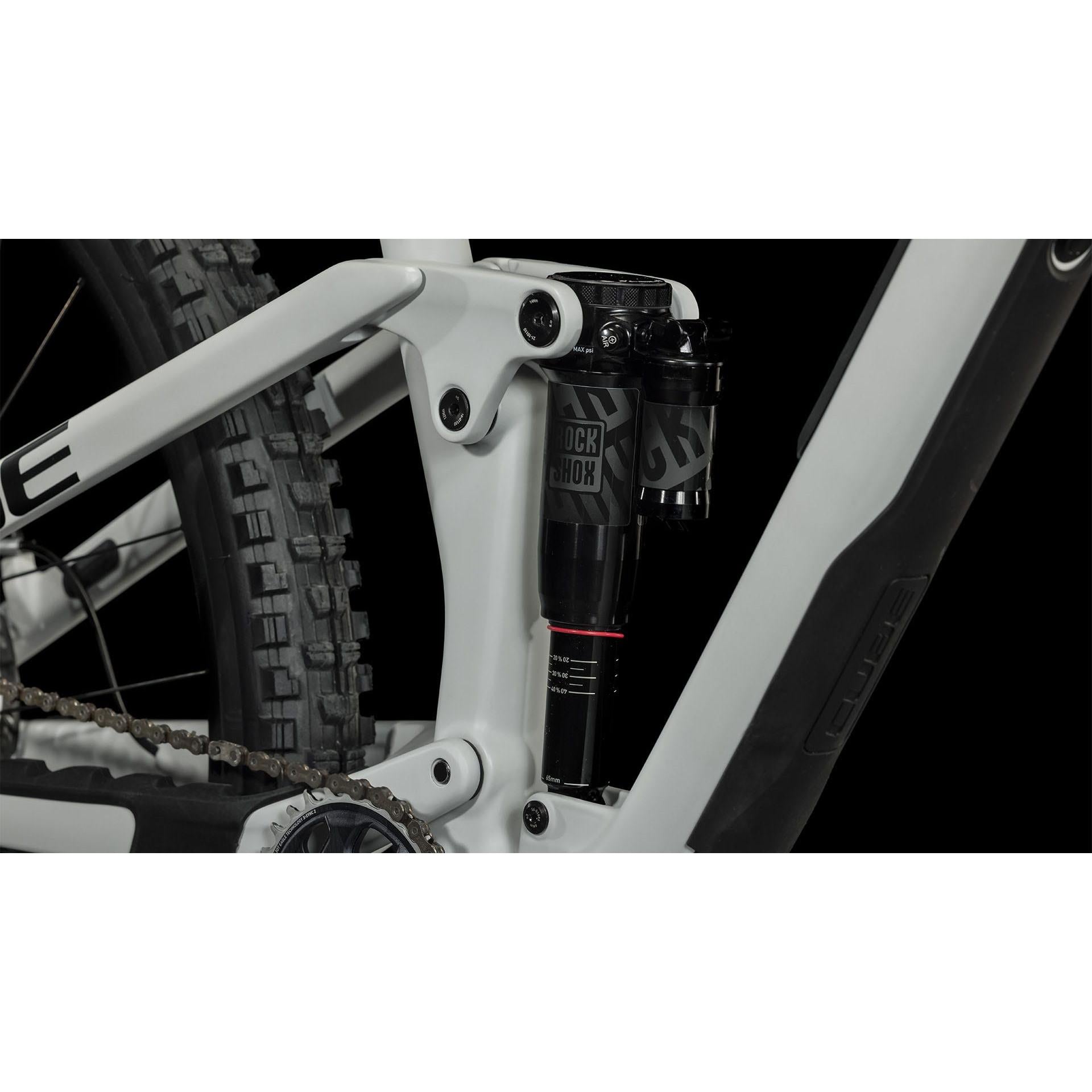 Cube Stereo ONE55 C:62 Race 29 Dual Suspension Mountain Bike Light Grey/Grey