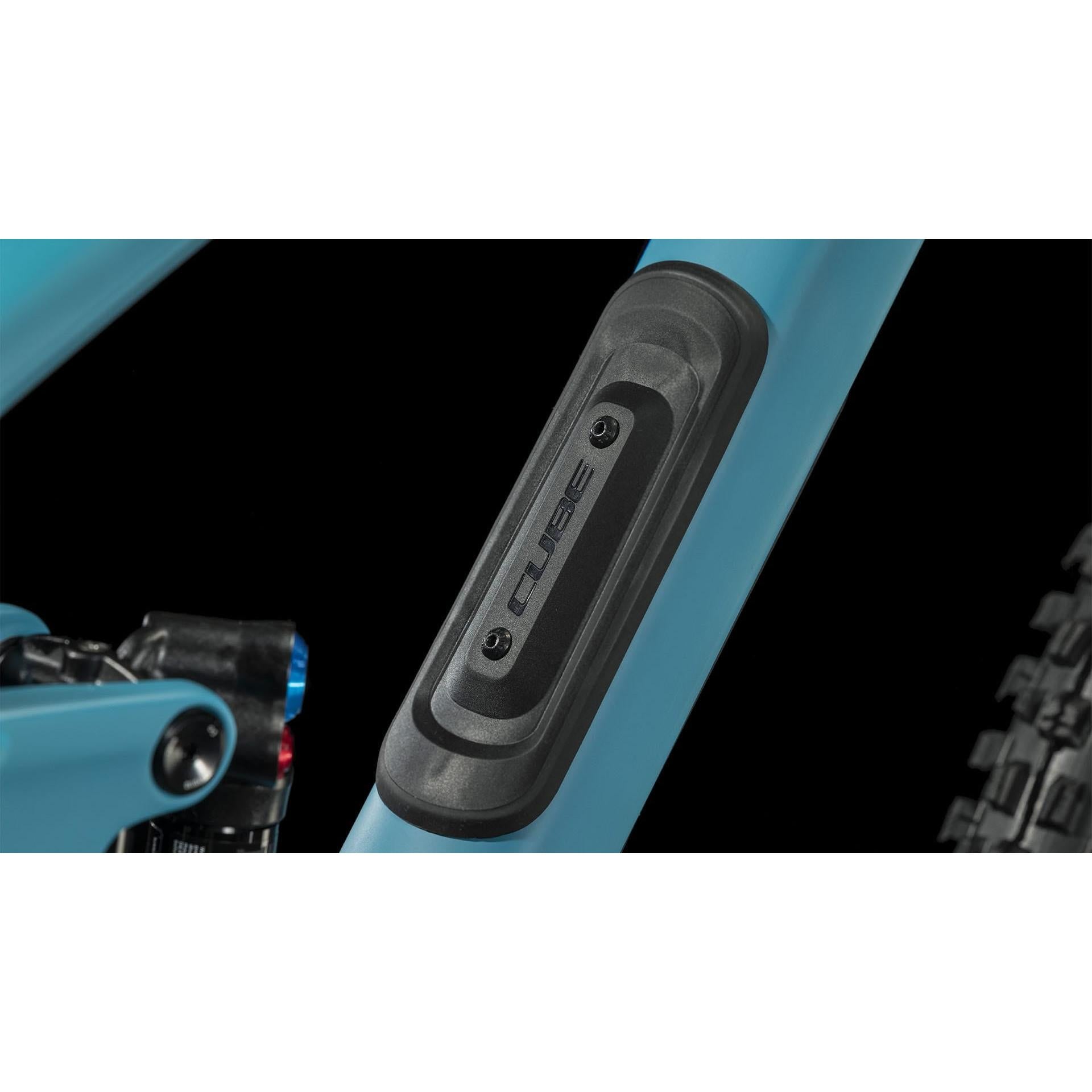 Cube Stereo ONE55 C:62 SLX 29 Full Suspension Mountain Bike Bondi Blue 'n' Grey
