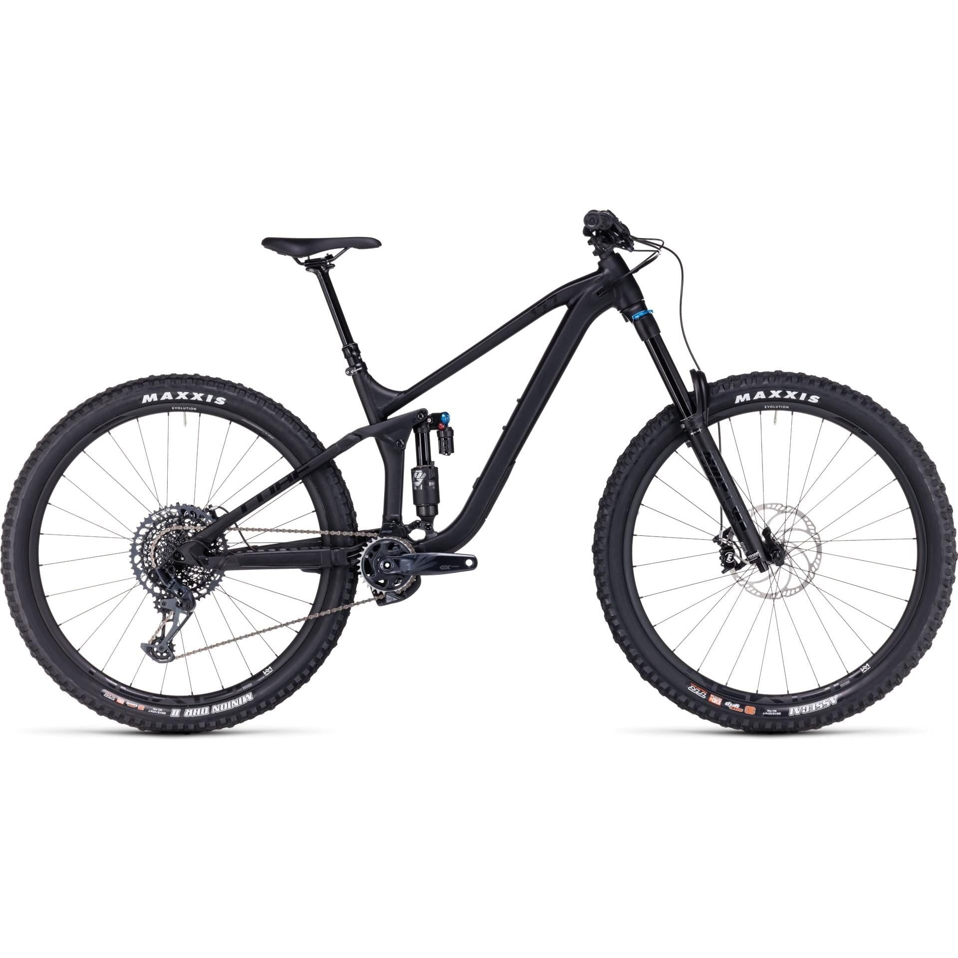 Cube Stereo ONE77 Pro 29inch Dual Suspension Mountain Bike Black Anodized