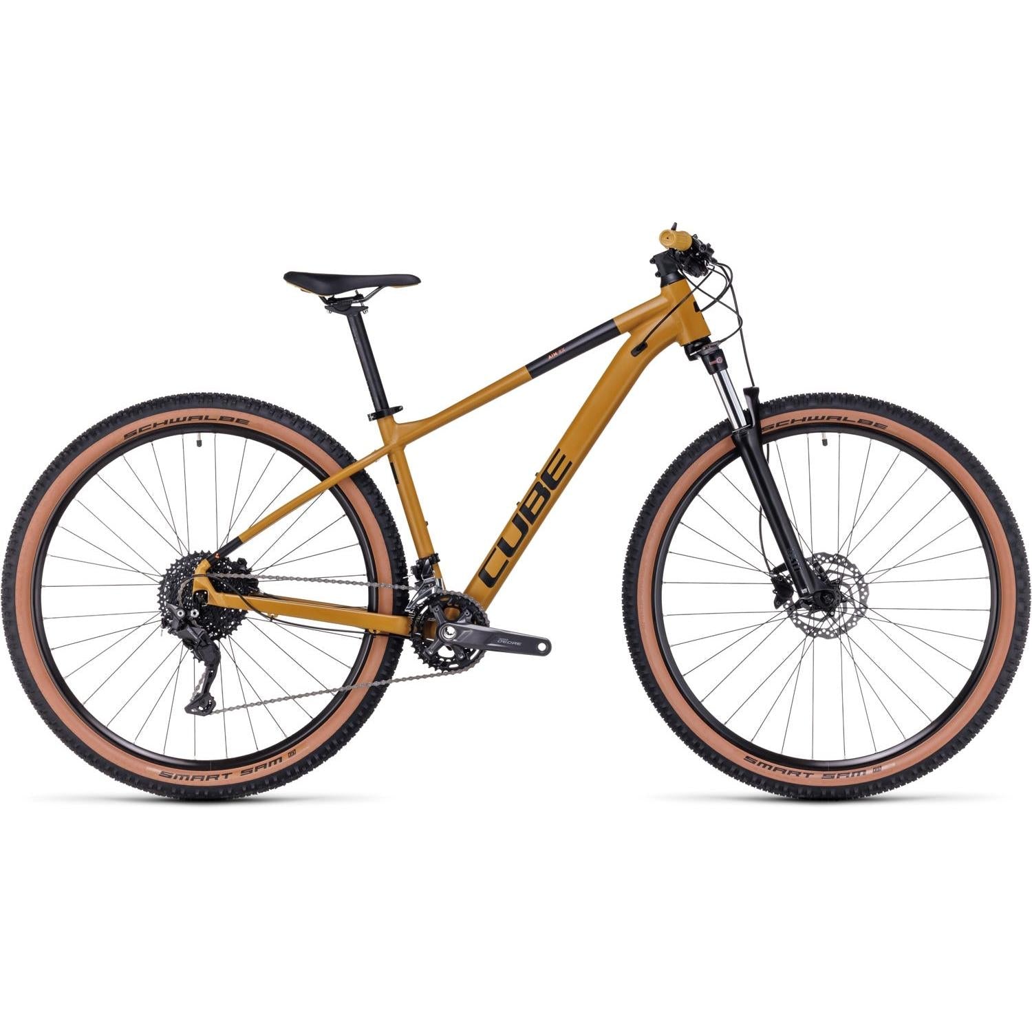 Cube Aim EX Hardtail Mountain Bike Caramel'n'Black