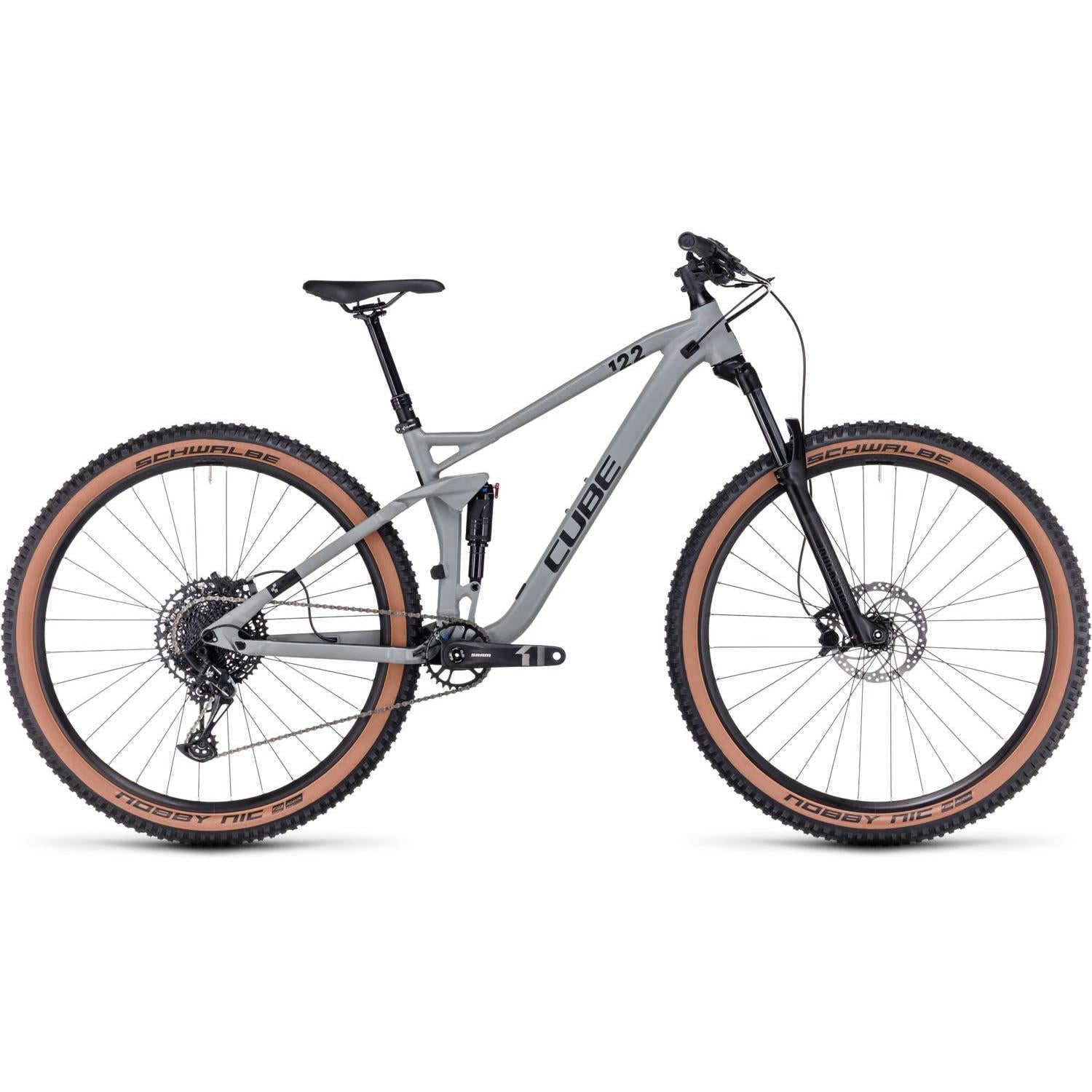 Cube Stereo ONE22 Pro Trail Bike swampgrey'n'black