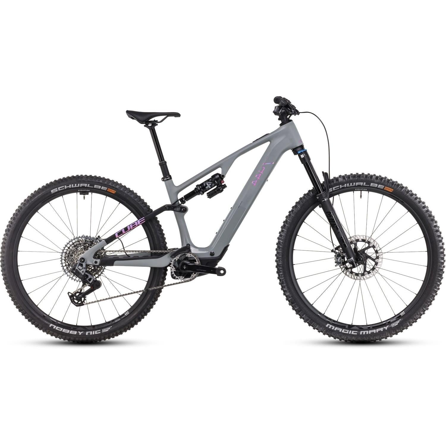 Cube AMS Hybrid ONE44 C:68X TM 400X 29 Electric Trail Bike Swampgrey'n'Purplereflex