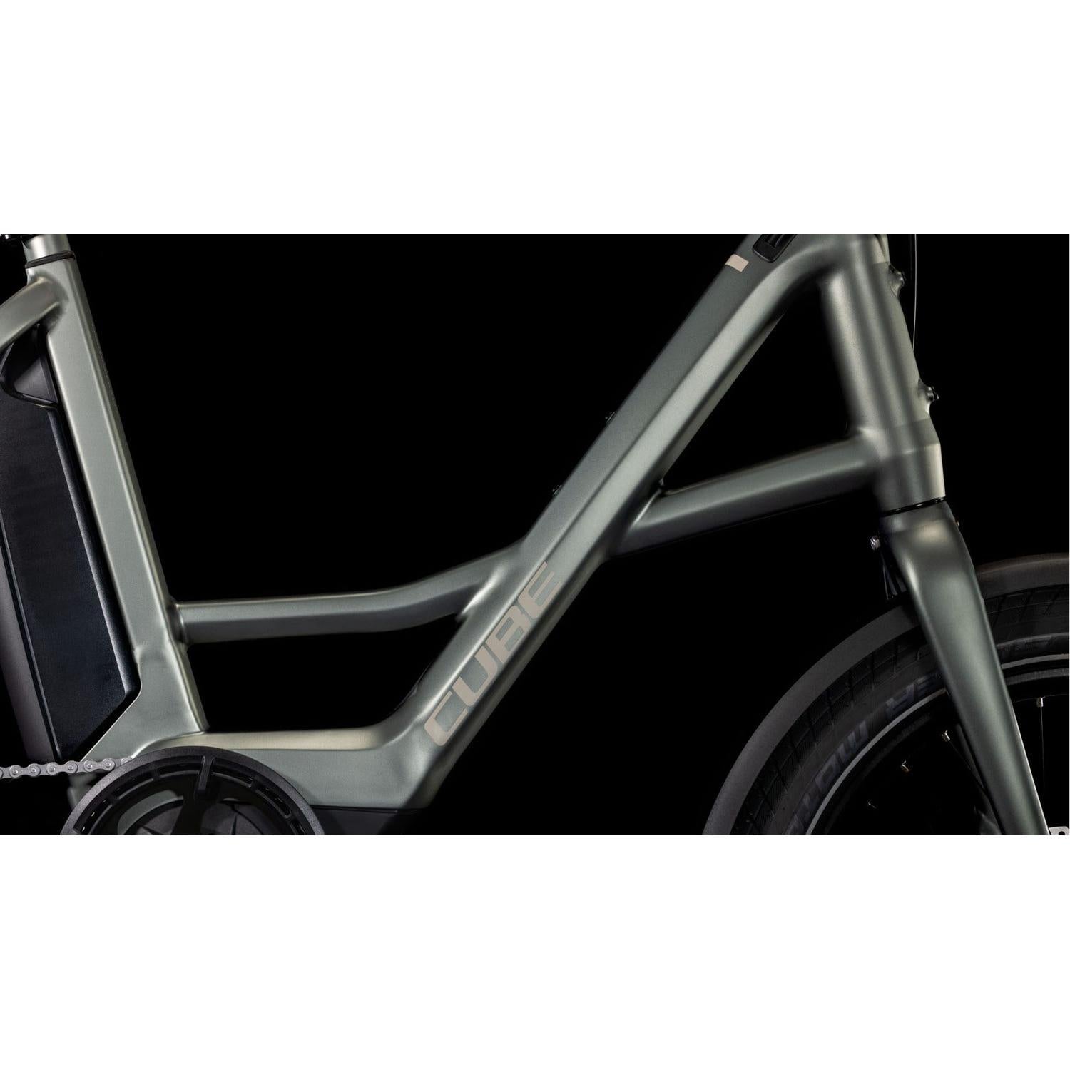 Cube Compact Hybrid Comfort 500 Electric Compact Bike Flashgrey'n'Smoke