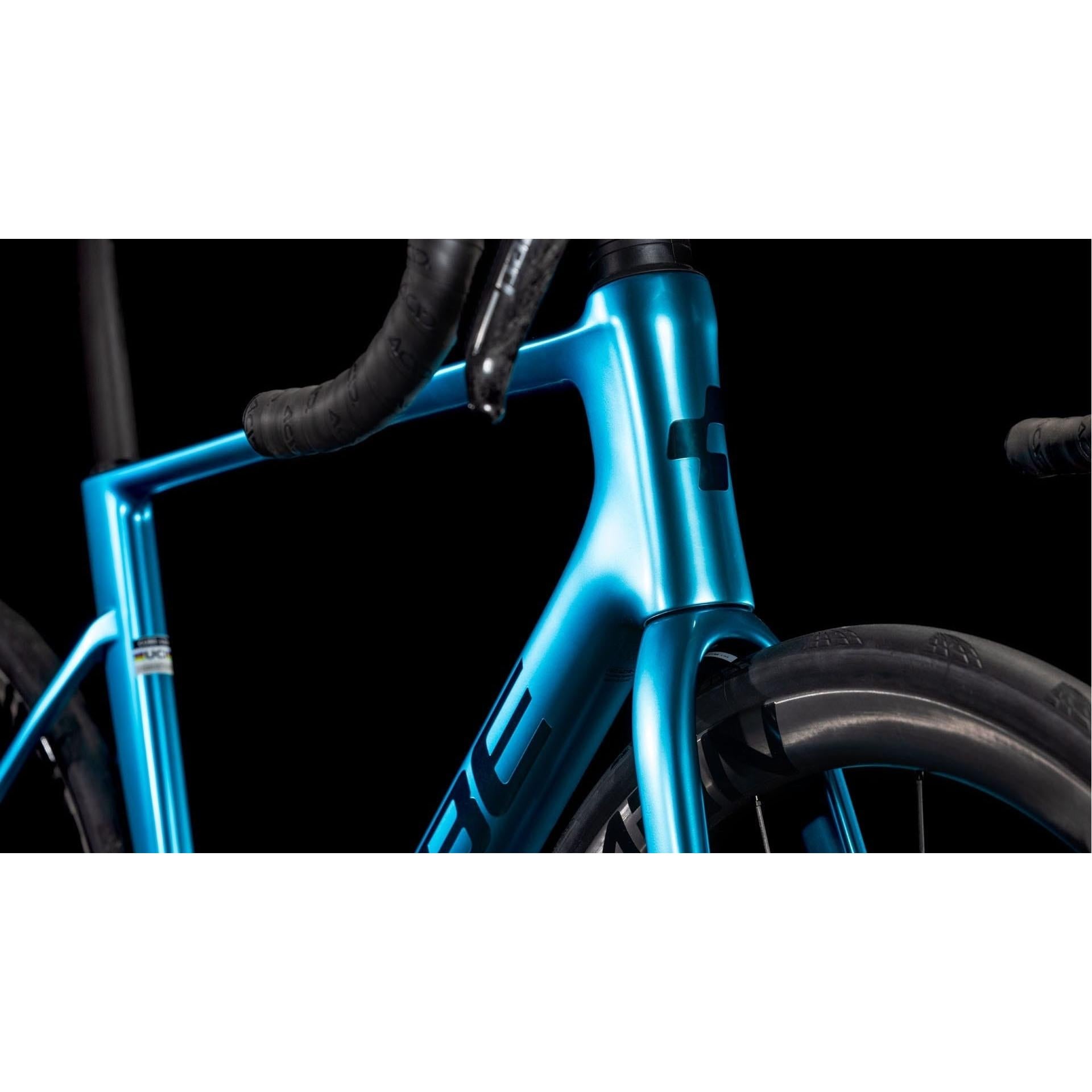 Cube Litening AIR C:68X SLX Aero Road Bike Chromeblue'n'Carbon
