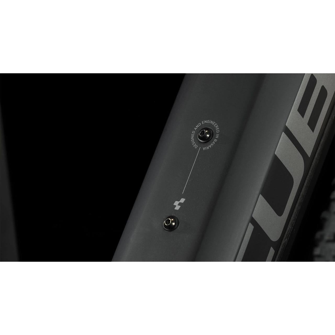 Cube Reaction Hybrid Performance 500 Electric Hardtail Mountain Bike 500Wh Battery black'n'grey