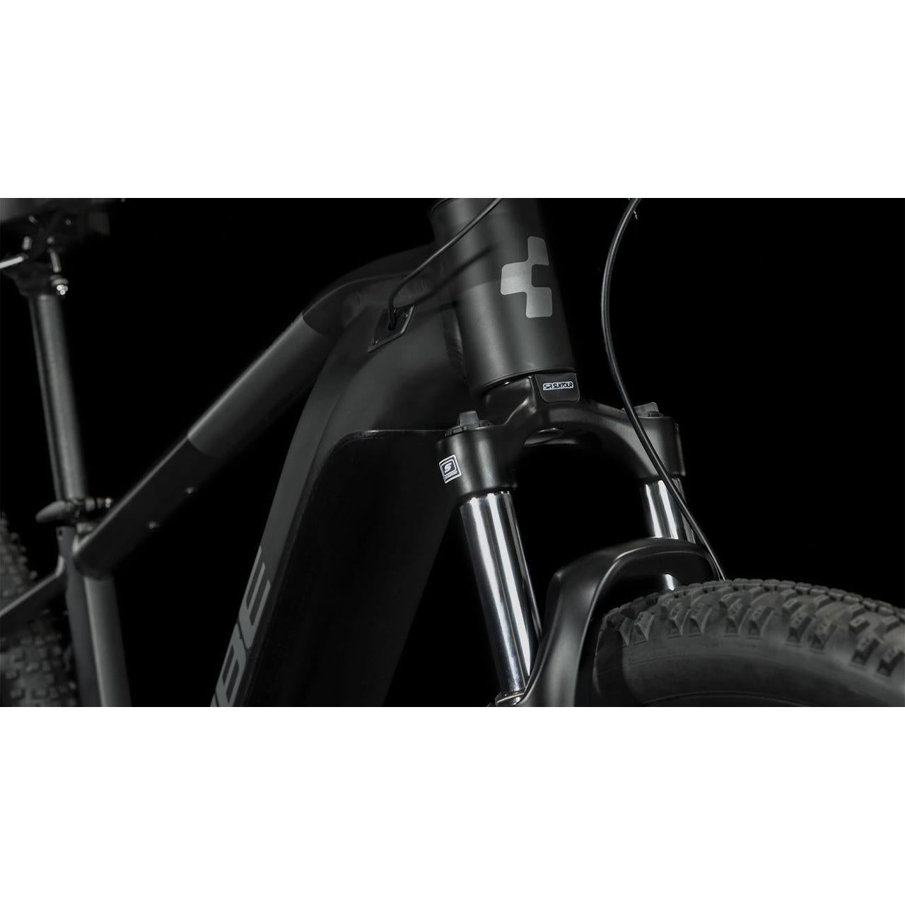 Cube Reaction Hybrid Performance 500 Electric Hardtail Mountain Bike 500Wh Battery black'n'grey