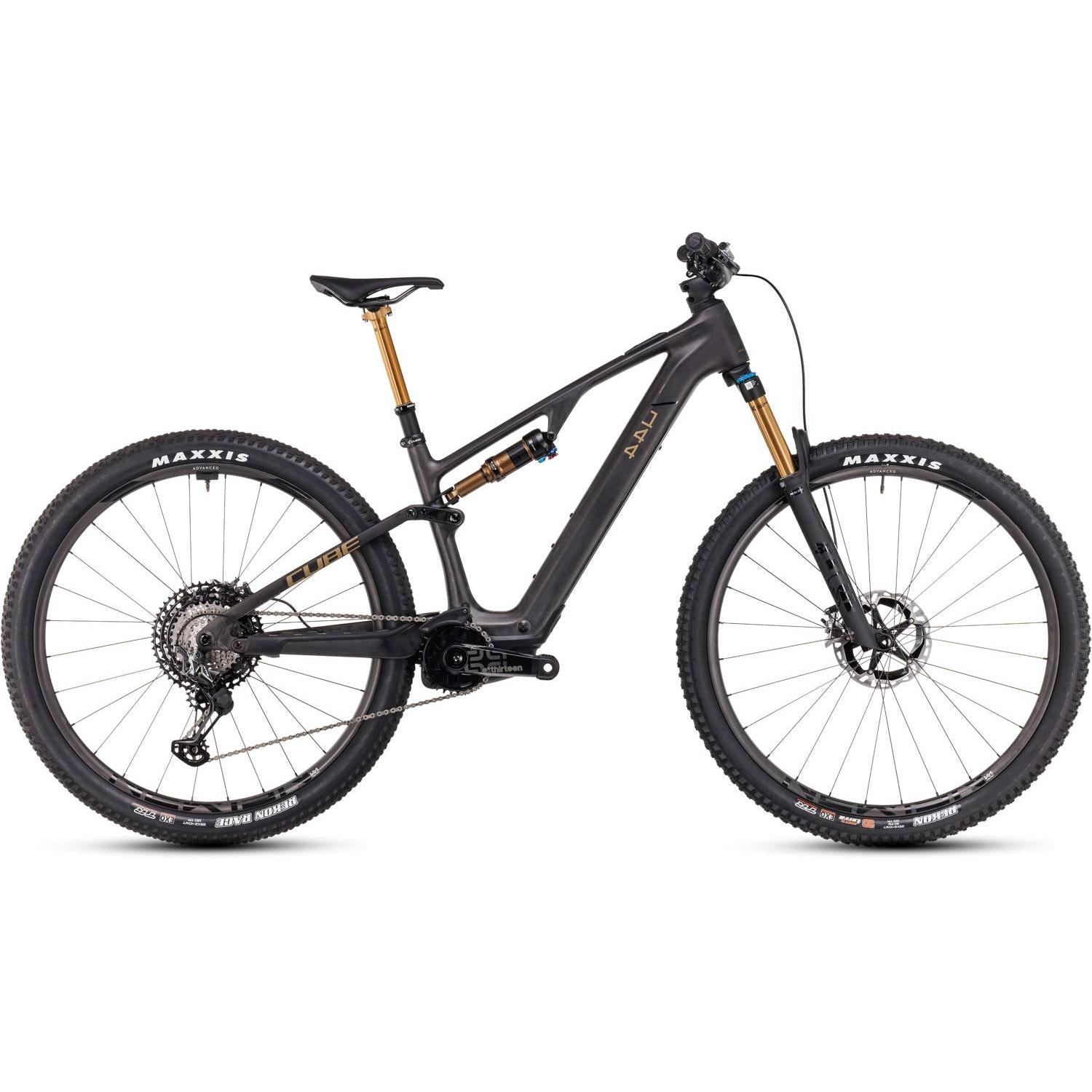 Cube AMS Hybrid ONE44 C68X SLT 400X 29 Electric Trail Bike Carbon'n'Golddust