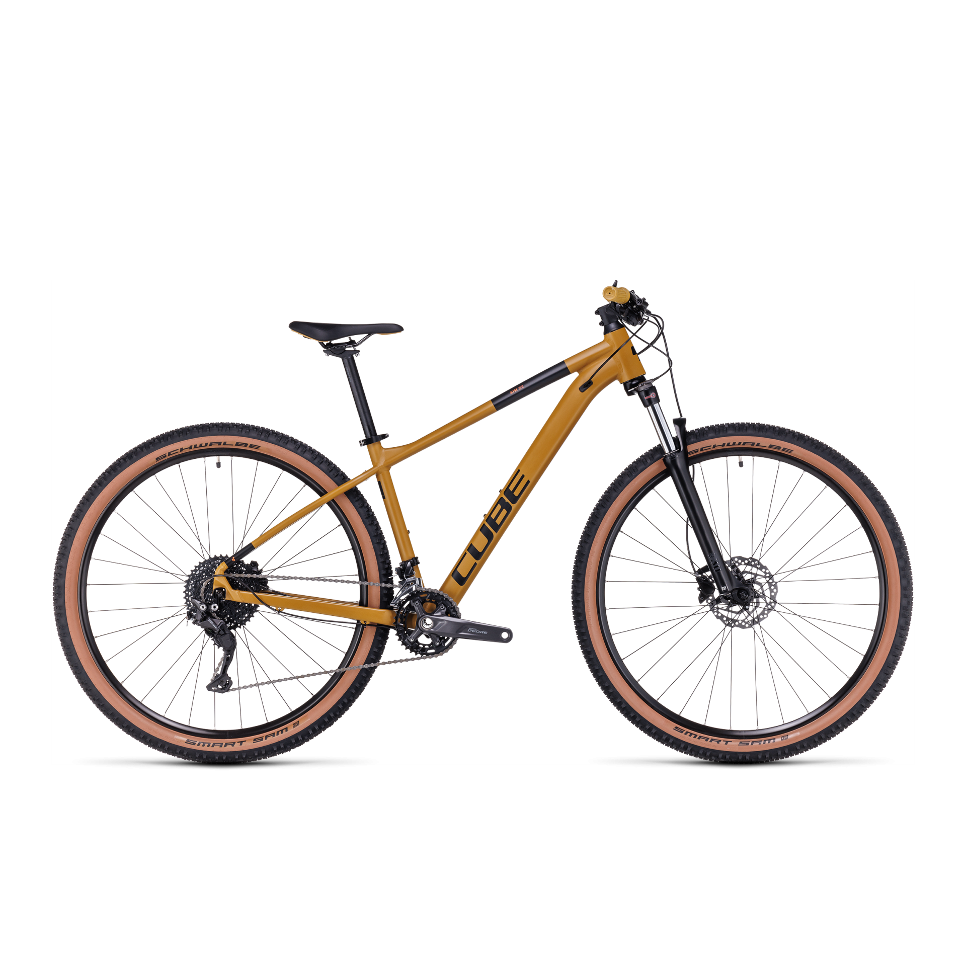 Cube Aim EX Hardtail Mountain Bike Caramel'n'Black