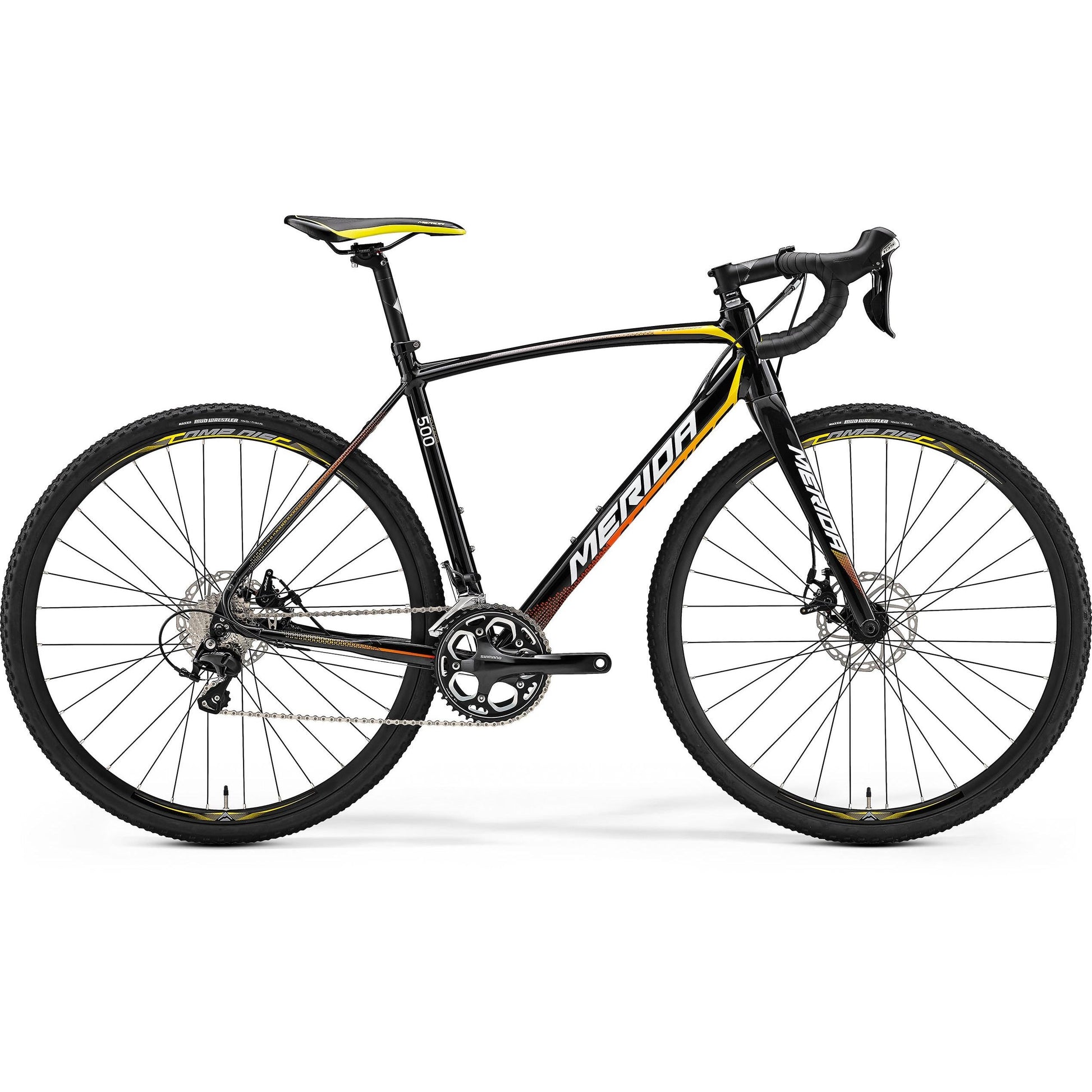 Merida Cyclo Cross 500 Cyclo Cross Bike Metallic Black/Yellow/Red (201 – 99 Bikes