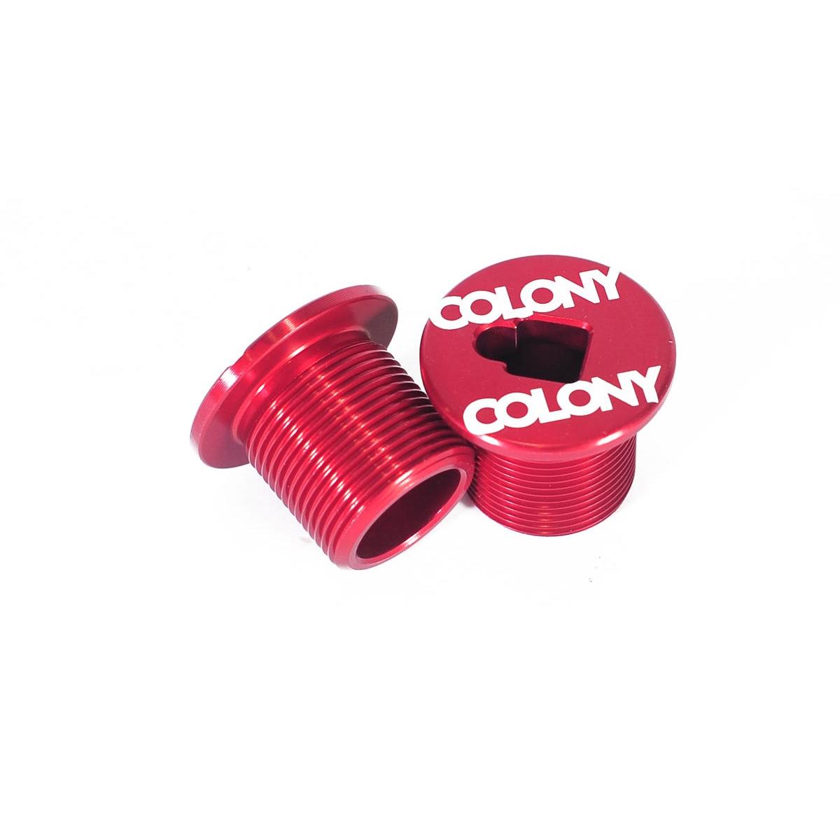 Colony Fork Top Bolt M25x1.5mm Dark Red