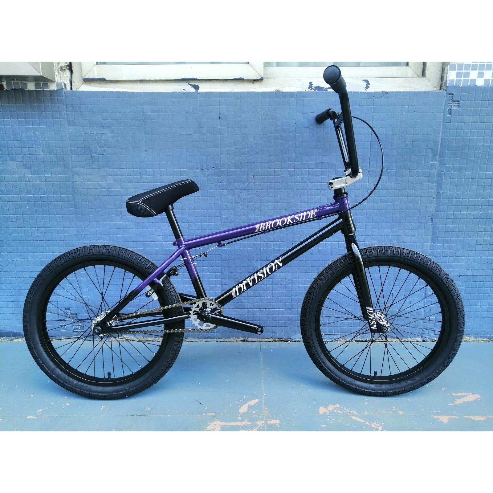 Division Brookside 20'' BMX Bike Black/Purple Fade – 99 Bikes