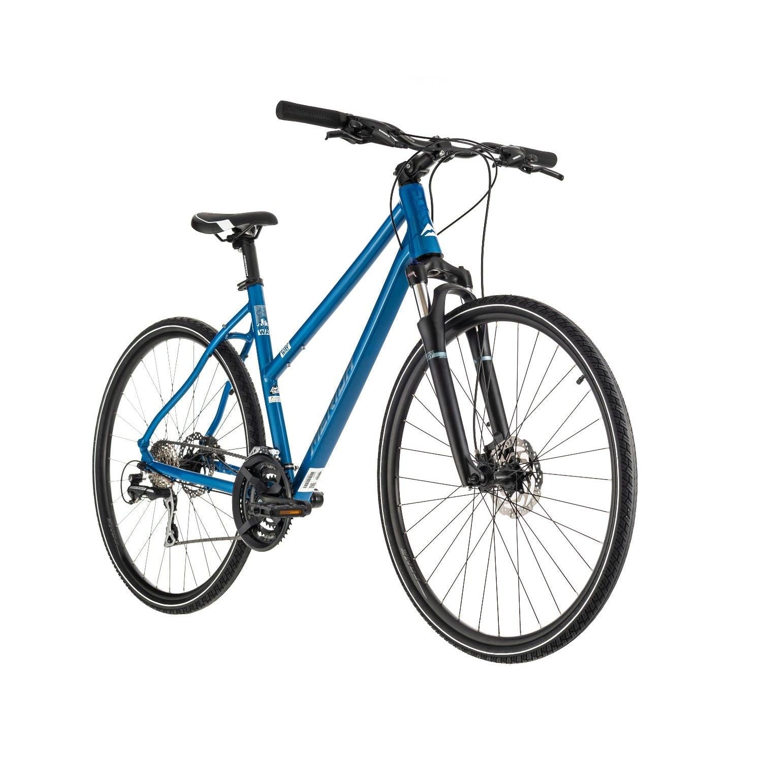 Merida Crossway 20 Hybrid Bike Blue Steel/Blue/White – 99 Bikes