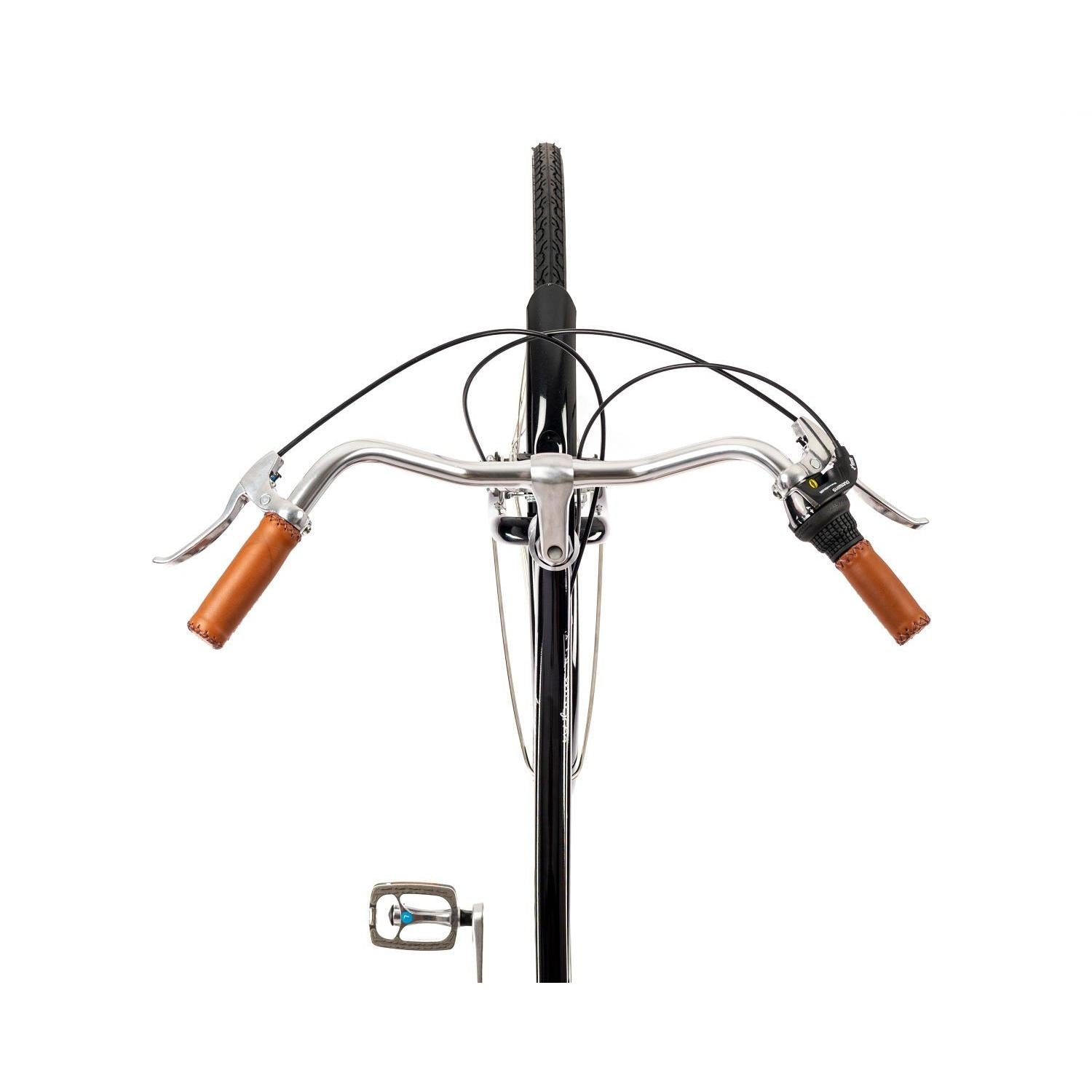 Pedal Uptown DLX Vintage Cruiser Bike Black