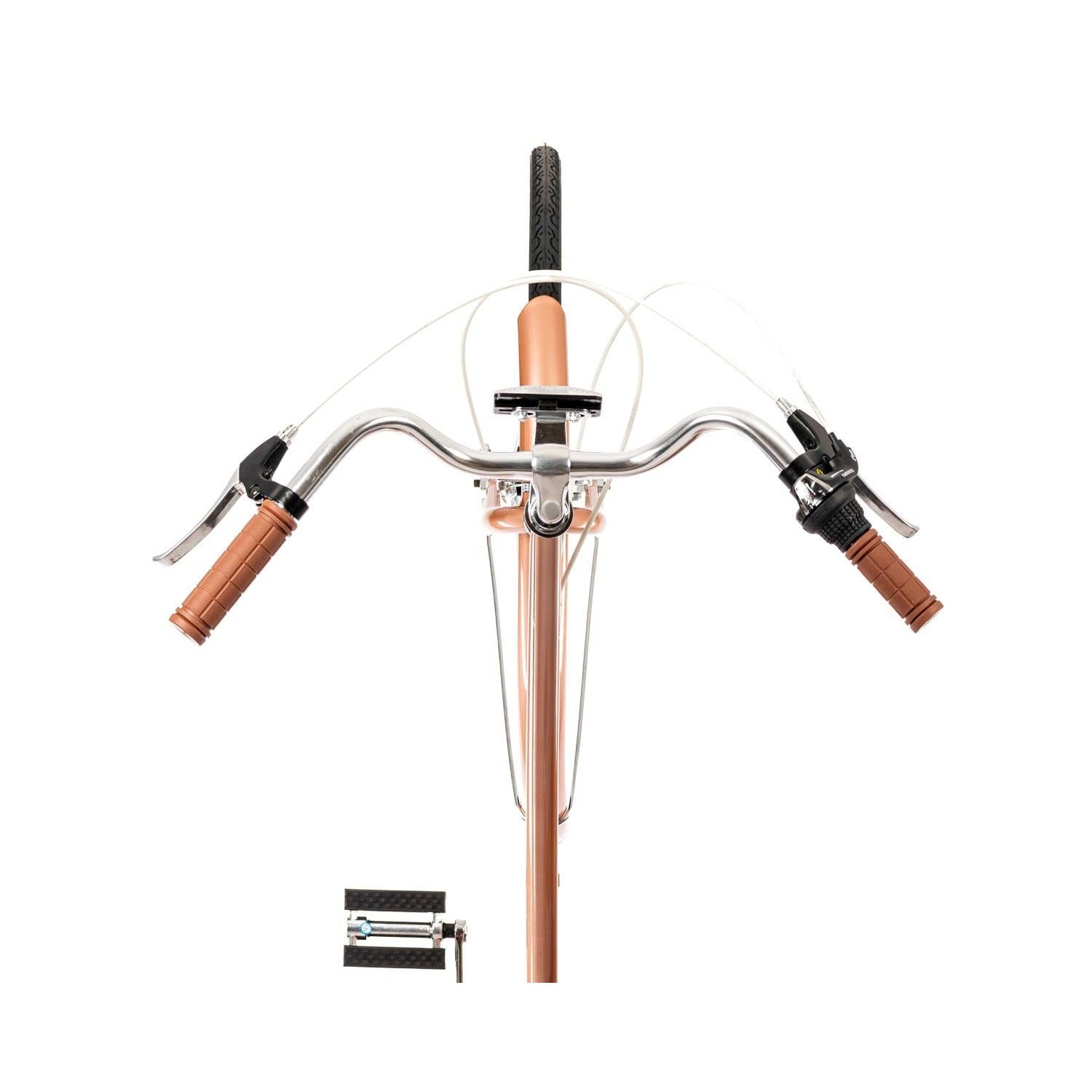 Pedal Uptown Classic Vintage Cruiser Bike Rose Gold