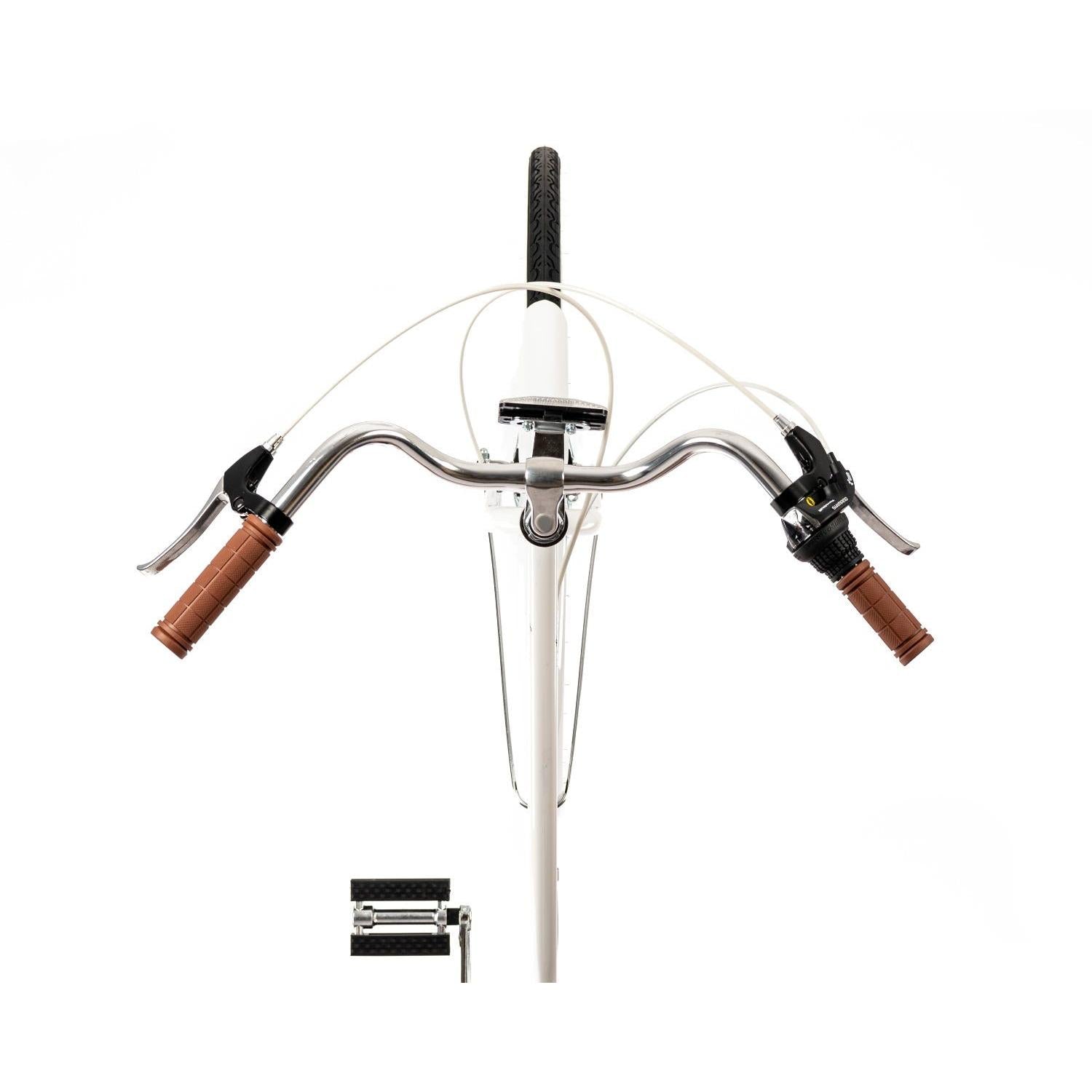 Pedal Uptown Vintage Cruiser Bike Classic White