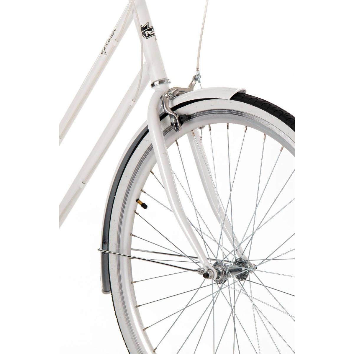 Pedal Uptown Vintage Cruiser Bike Classic White