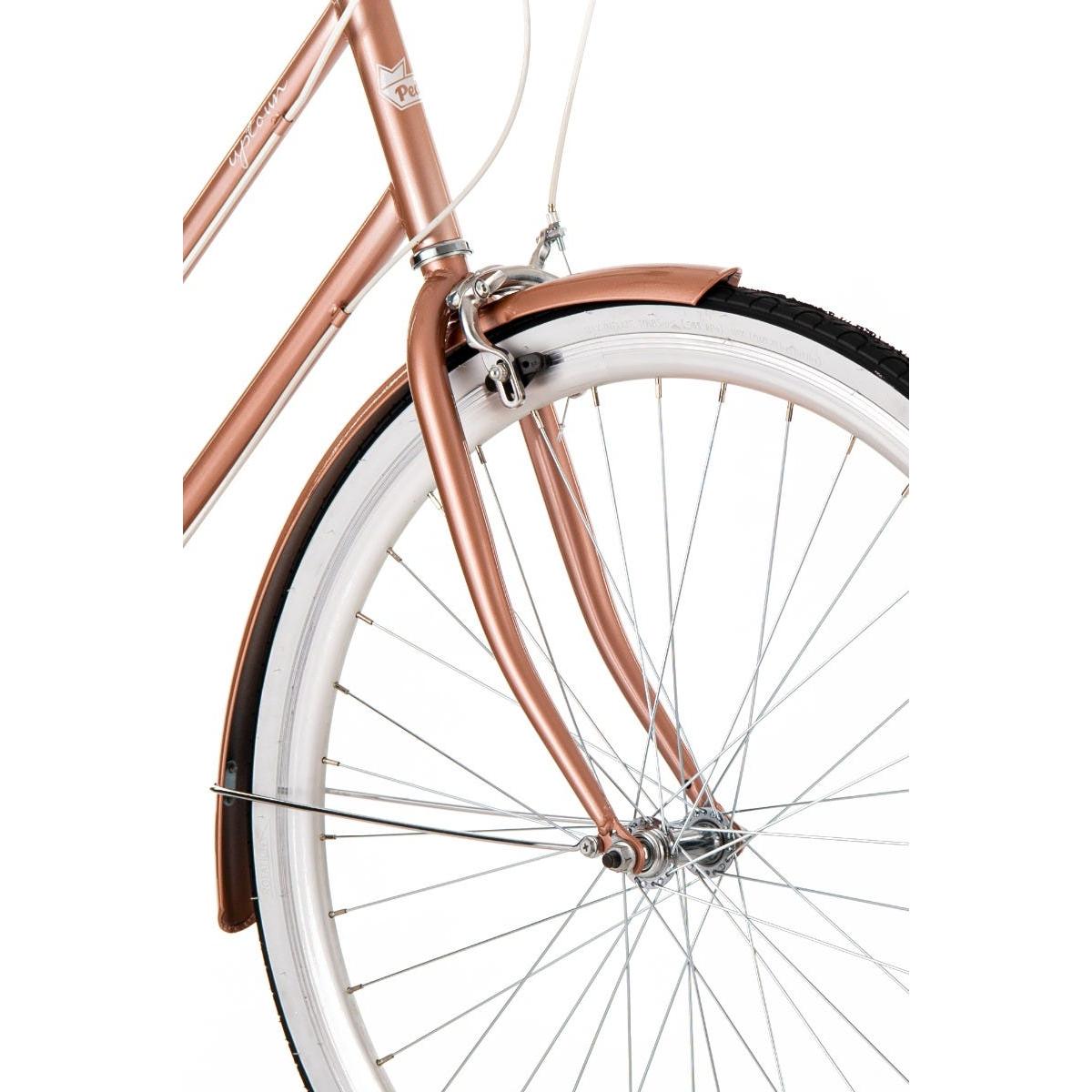 Pedal Uptown Classic Vintage Cruiser Bike Rose Gold