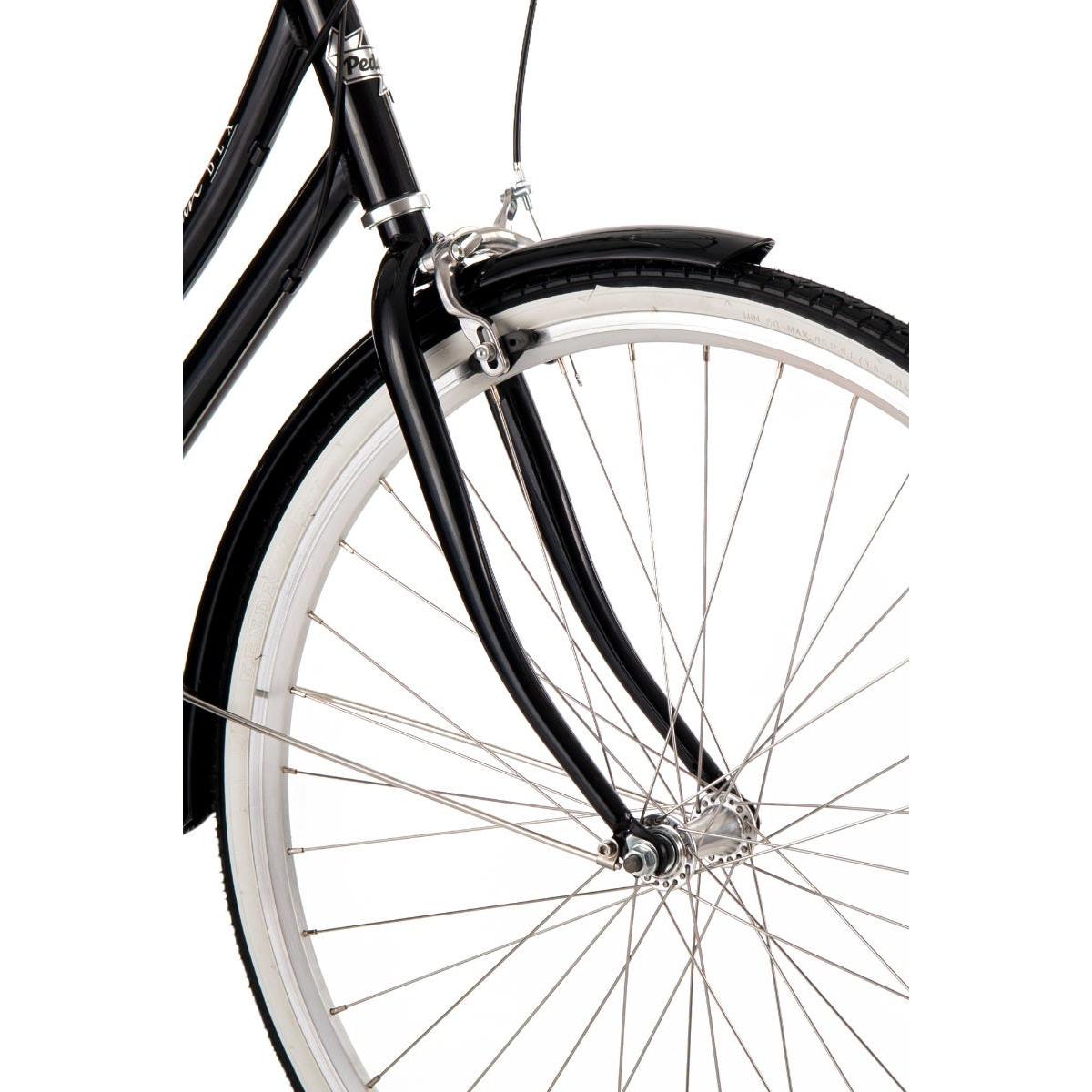 Pedal Uptown DLX Vintage Cruiser Bike Black