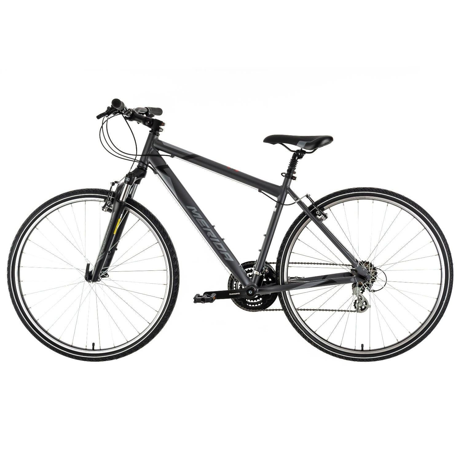 Merida Crossway 10-V Hybrid Bike Silver/Black