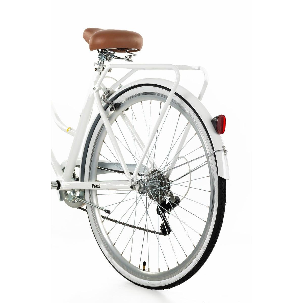 Pedal Uptown Vintage Cruiser Bike Classic White