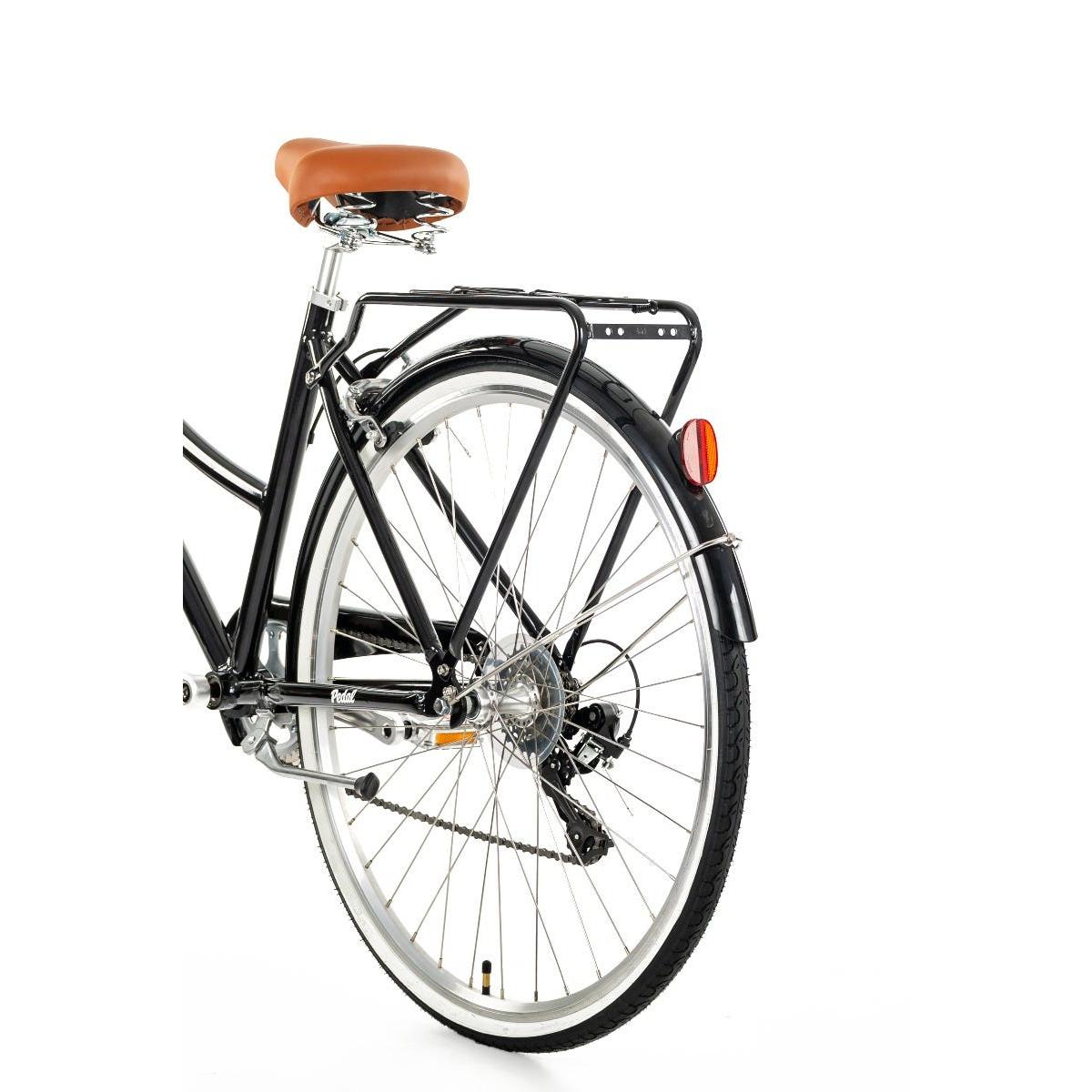 Pedal Uptown DLX Vintage Cruiser Bike Black
