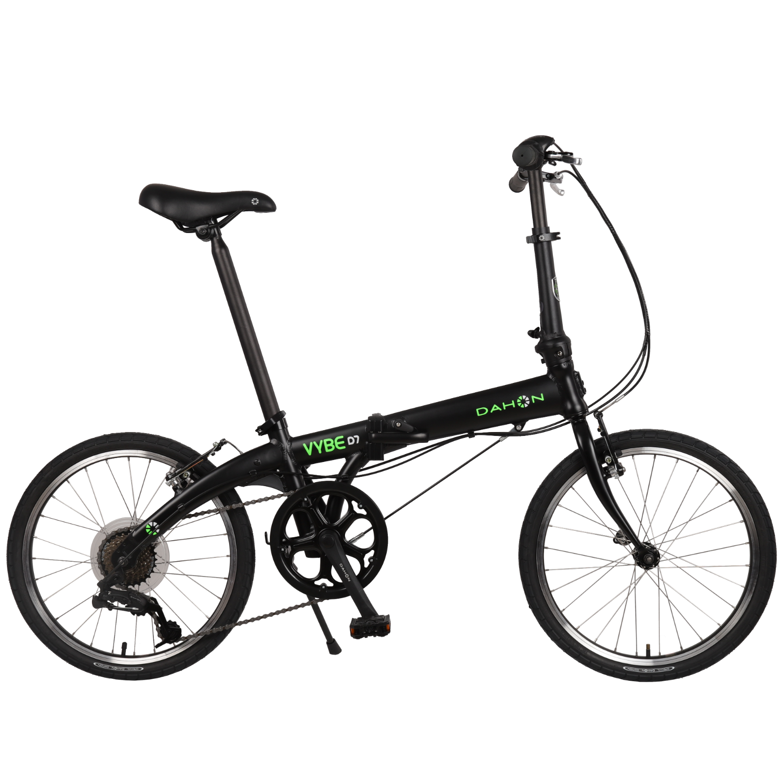 Dahon Vybe D7 Folding Bike Black/Green