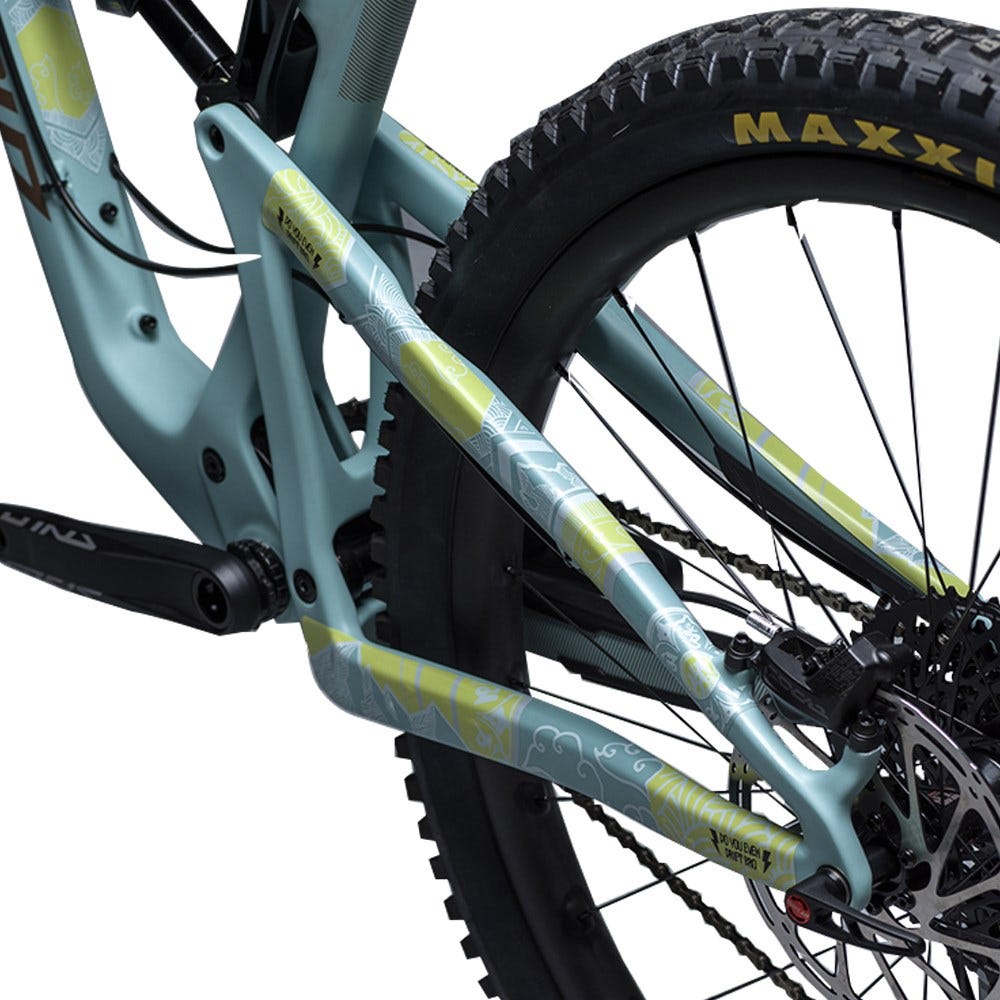 DYEDbro Frame Protector Kit White/Yellow Mandala