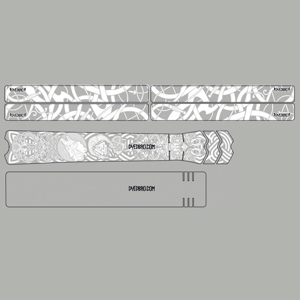 DYEDbro Frame Protector White Viking