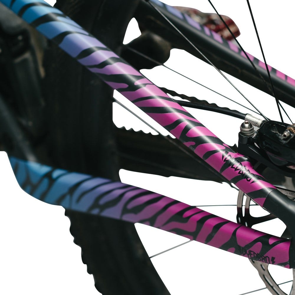 DYEDbro Frame Protector Kit Retro Zebra