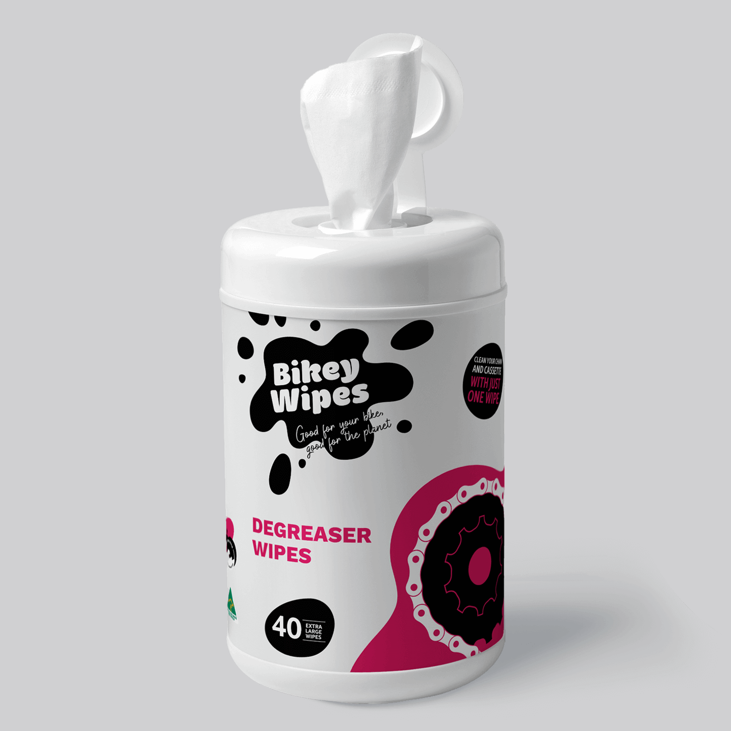 Bikey Wipes Degreaser Wipes